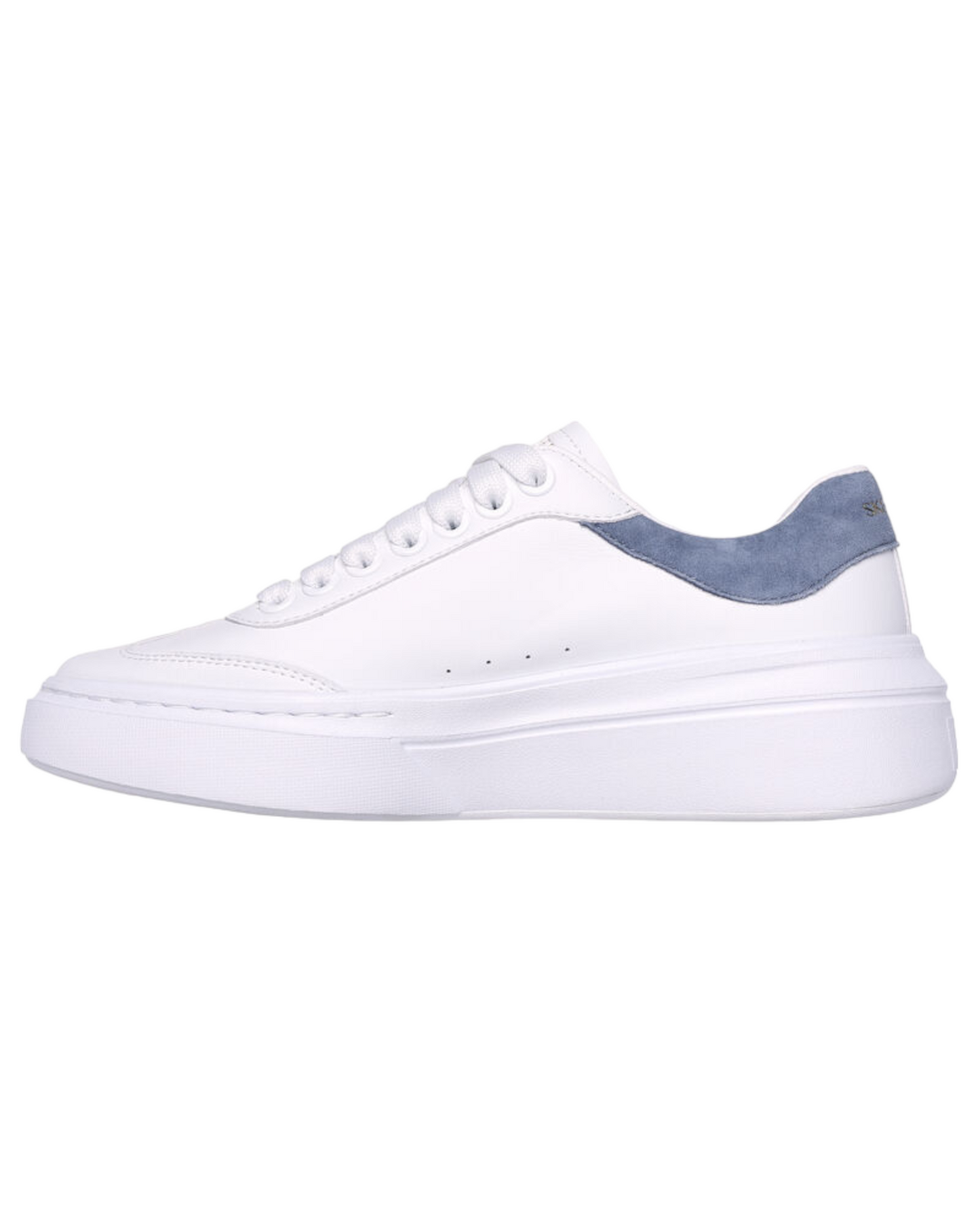 Pour un style épuré et remis au goût du jour, optez pour la chaussure Skechers Cordova Classic - Best Behavior. Cette chaussure décontractée à lacets comprend une empeigne en cuir synthétique durable et une semelle intérieure coussinée Skechers Air-Cooled Memory Foam®. #185060 vue du côté.