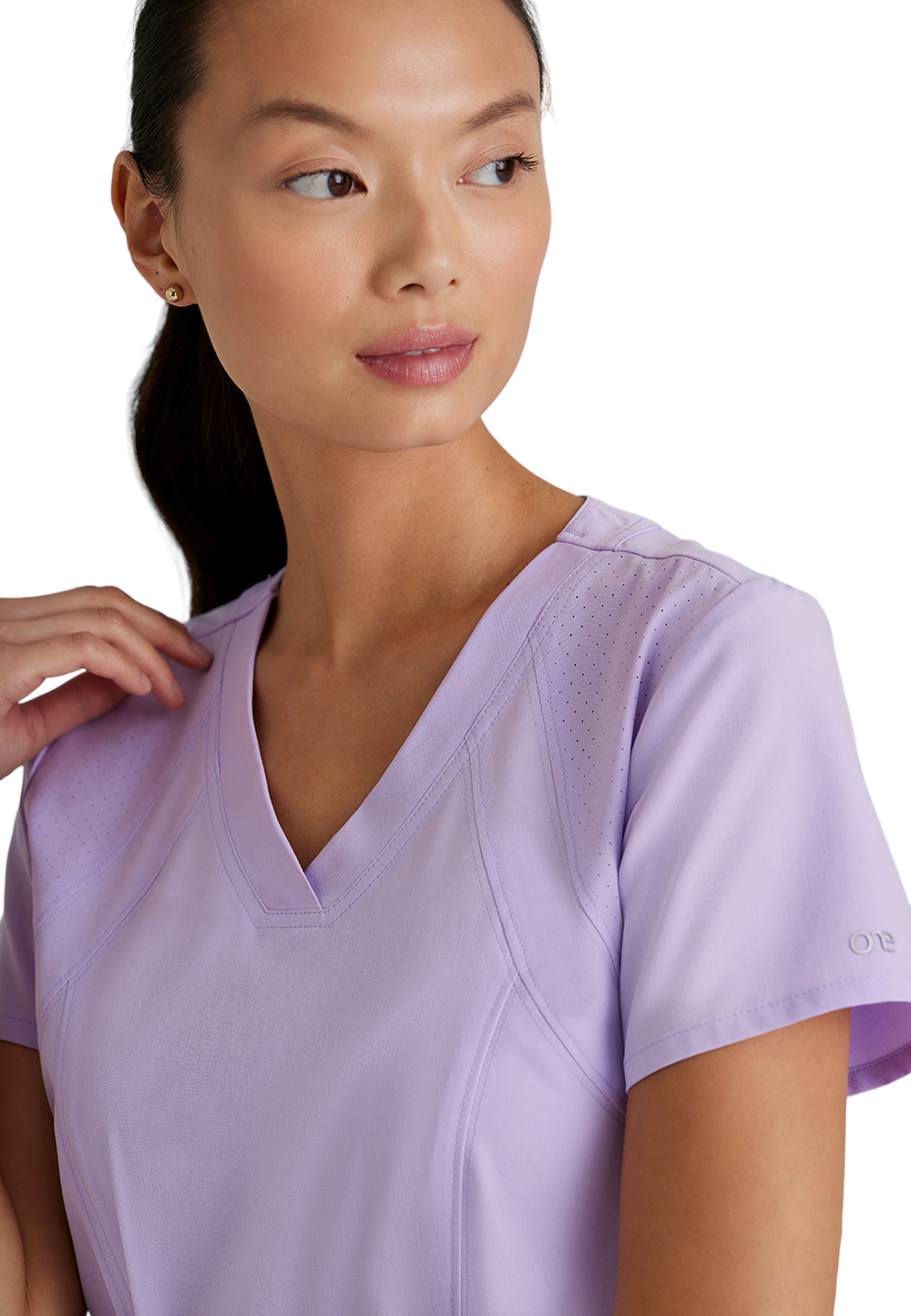 Barco One Racer Top- 4 Pocket V-Neck Breathable Scrub Top #5105
