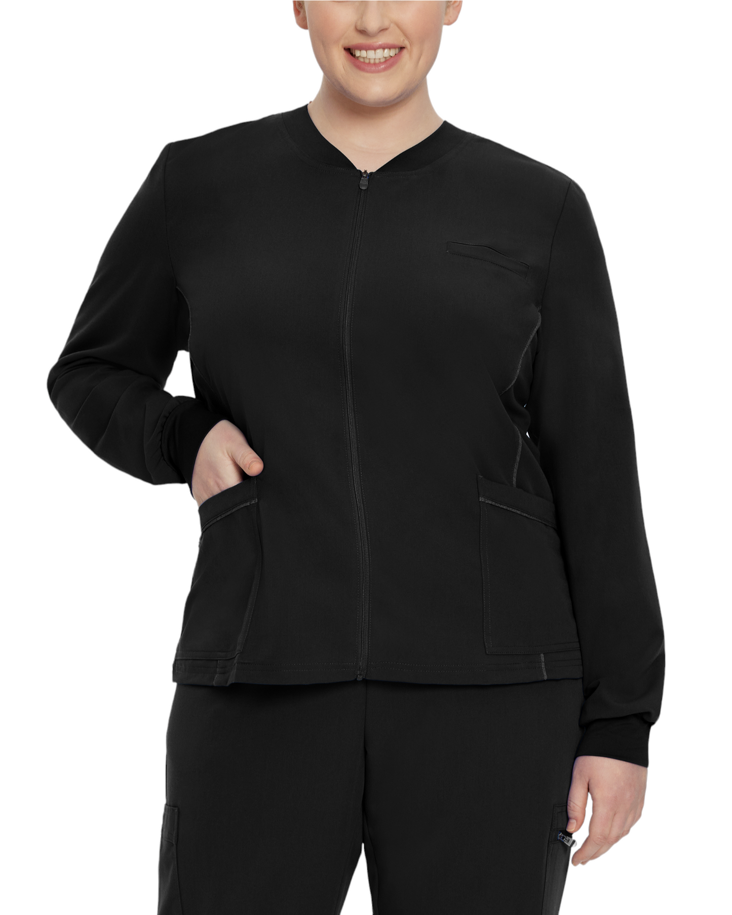 V-Tess Jacket - Jersey Collar White Cross #953
