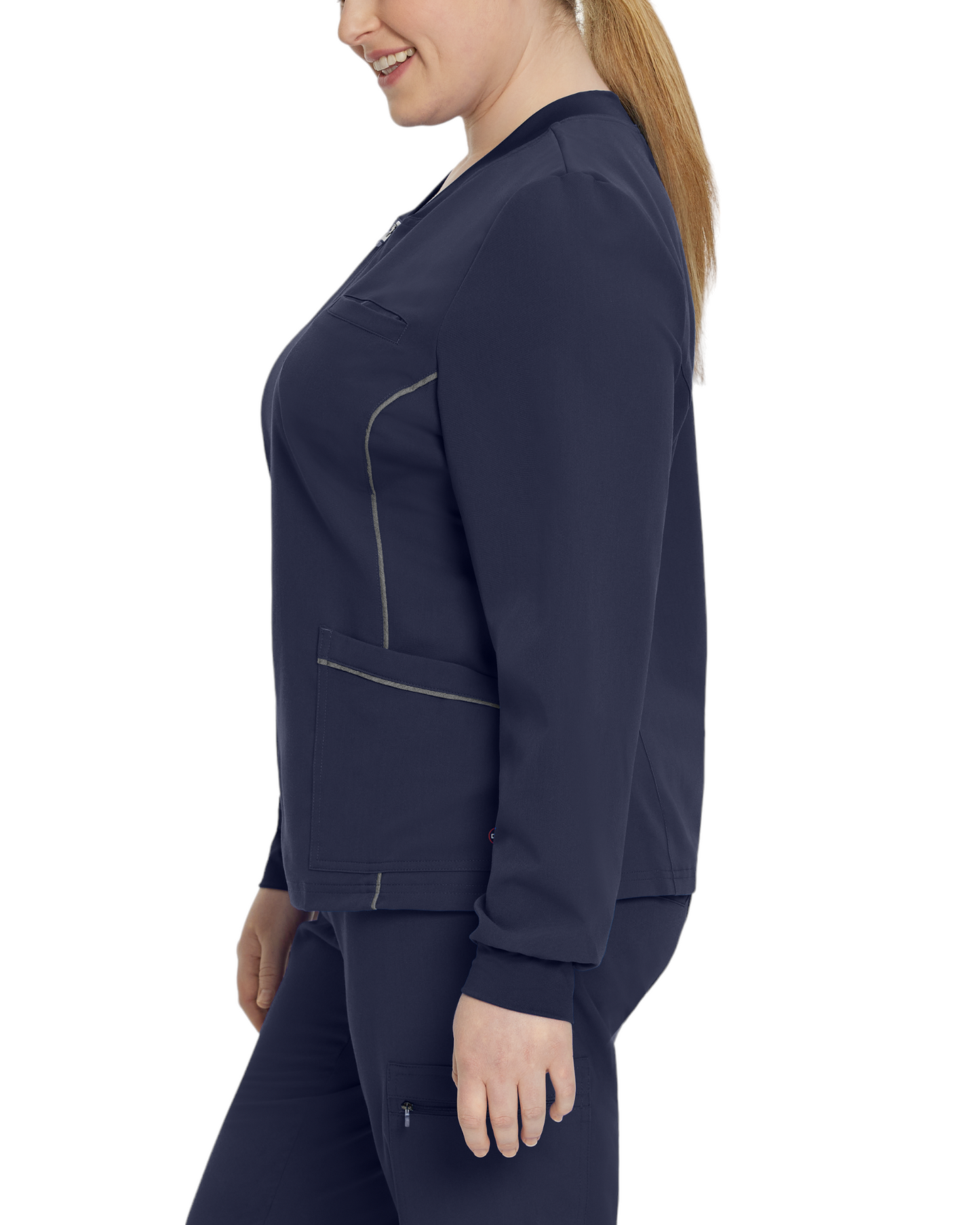 V-Tess Jacket - Jersey Collar White Cross #953