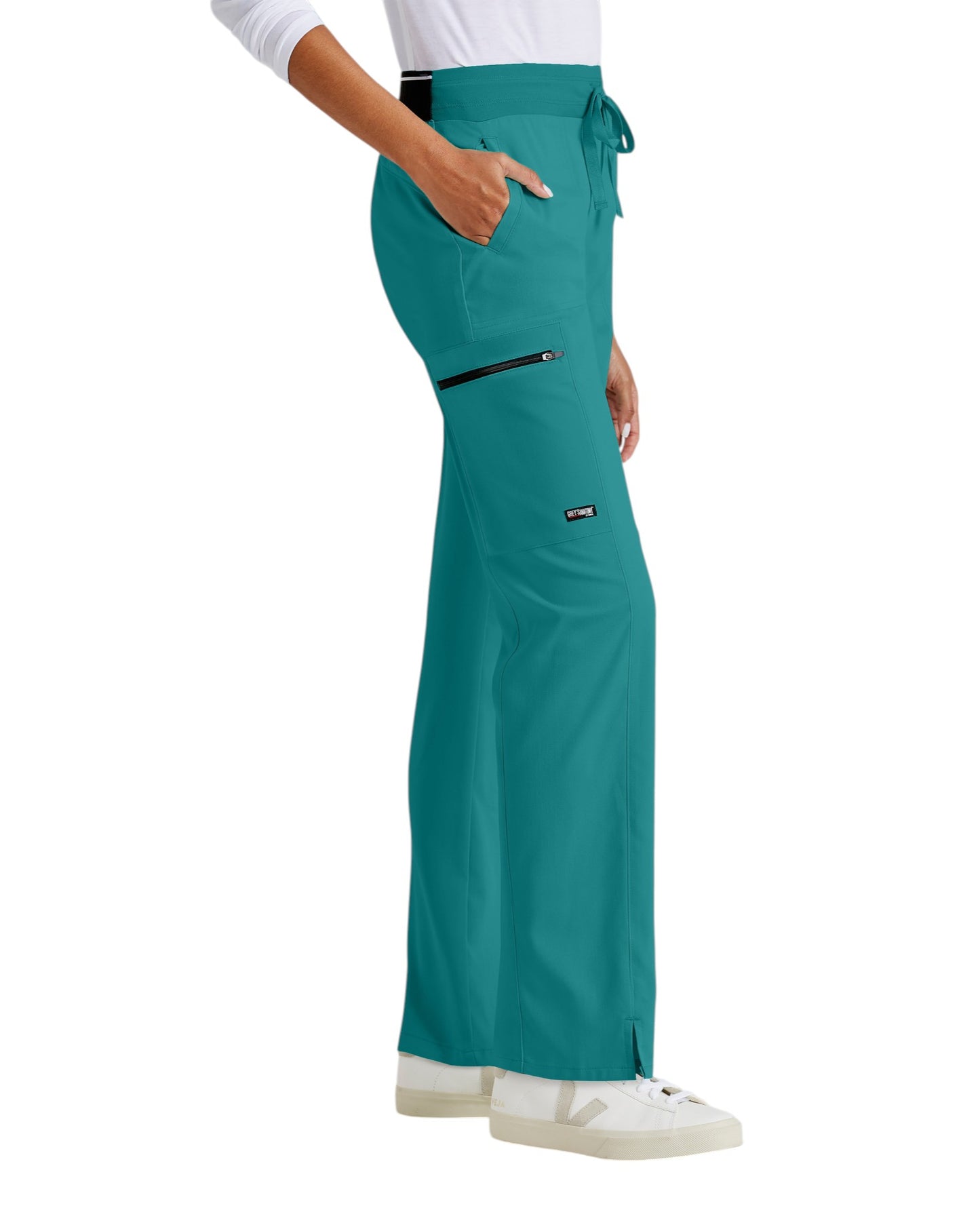 Pantalon Kim style jambe droite de Grey's Anatomy Spandex Strech #GRSP500