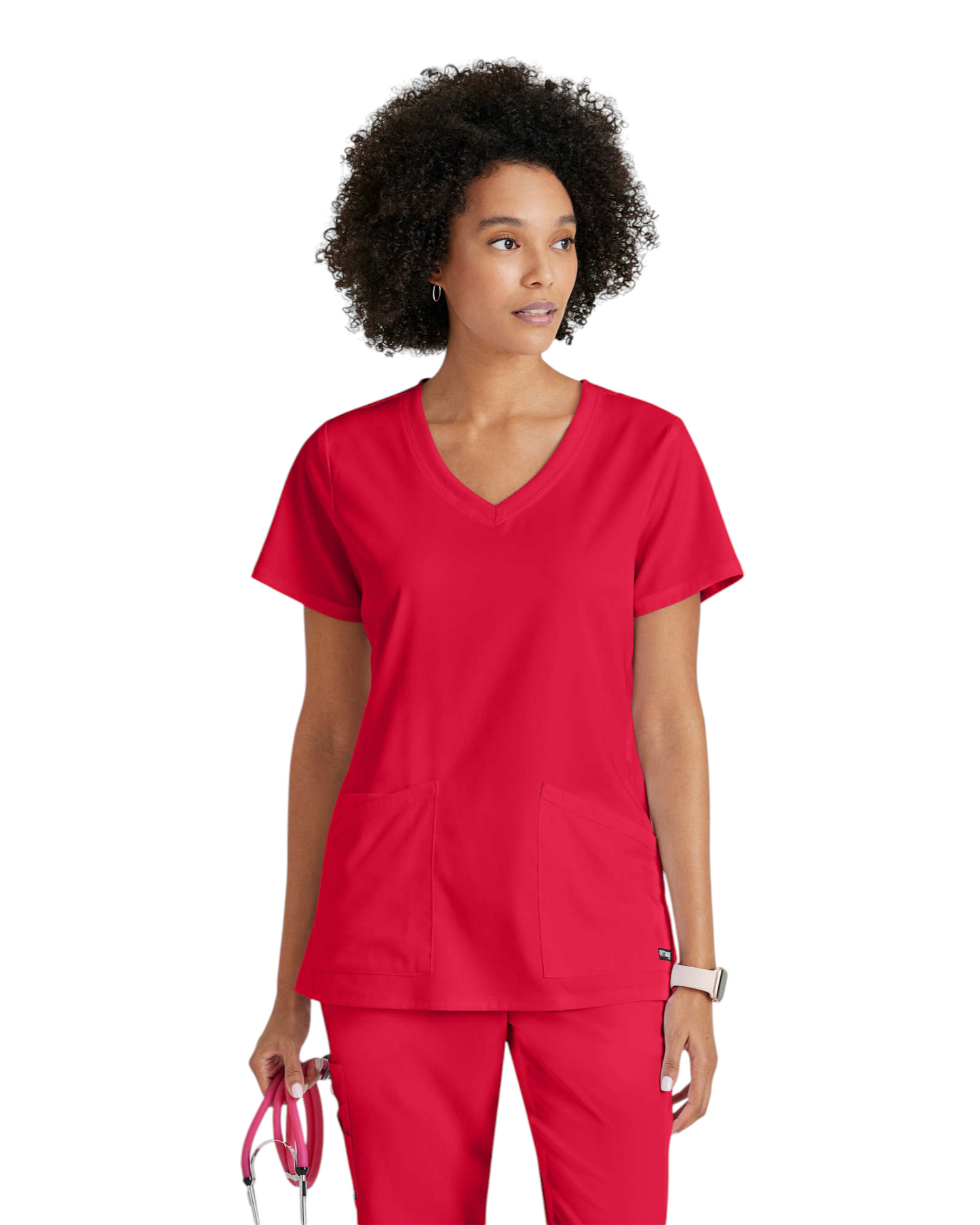 Haut Serena à col en V Grey's Anatomy Spandex Strech #GRST045X (2XL &+)