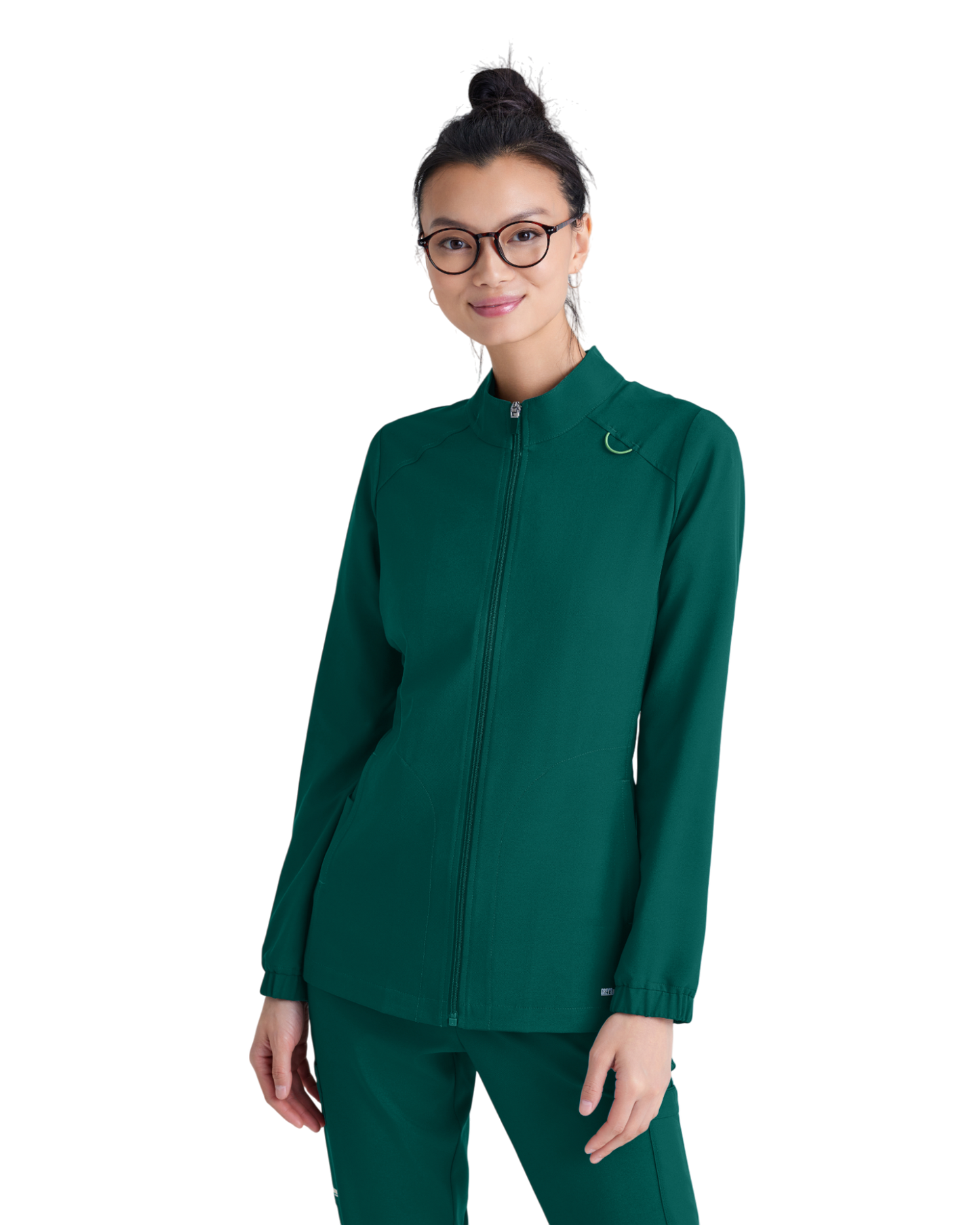 Grey's Anatomy Evolve 3 pocket collared warm-up #GSSW886