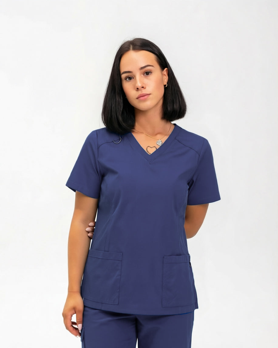 Helen haut d'uniforme médical manches courtes par WIIONE