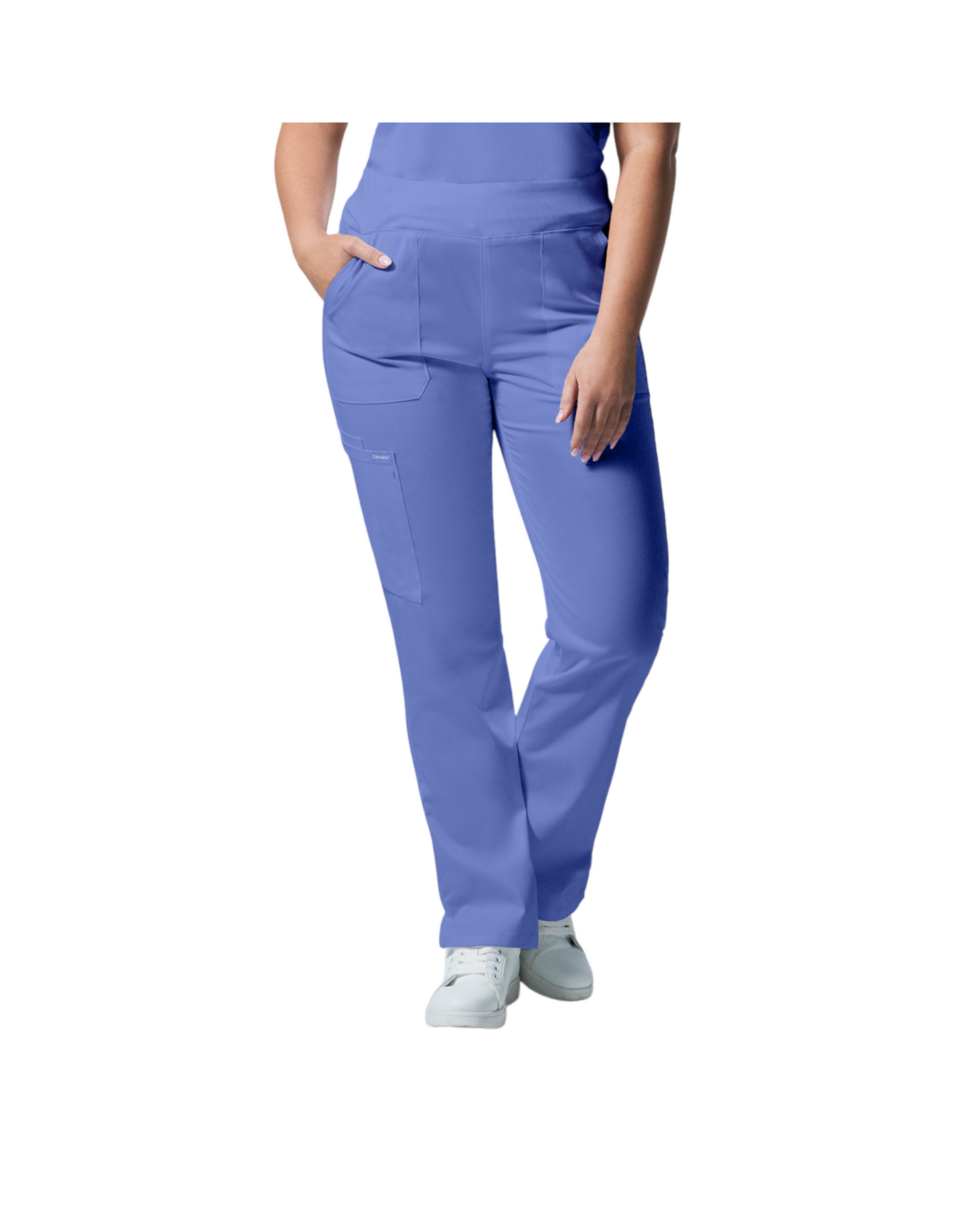 Pantalons 6 poches pour femmes Landau Proflex #LB405 couleur Bleu ciel
