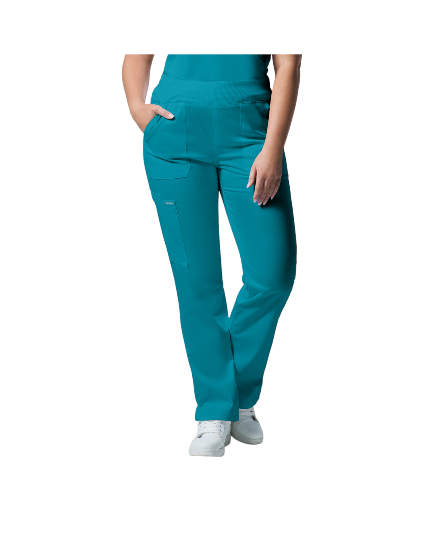Pantalons 6 poches pour femmes Landau Proflex #LB405 couleur Sarcelle