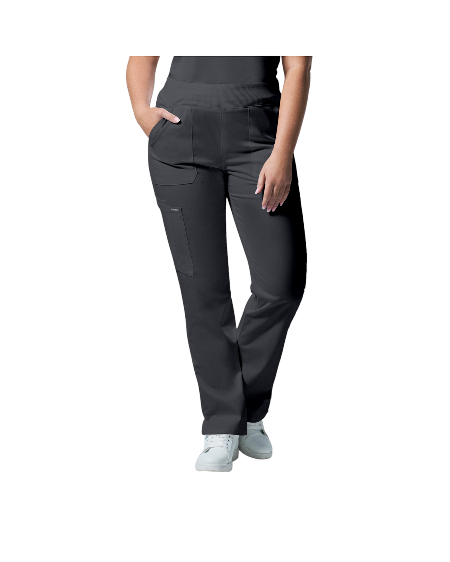 Pantalons 6 poches pour femmes Landau Proflex #LB405 couleur Graphite