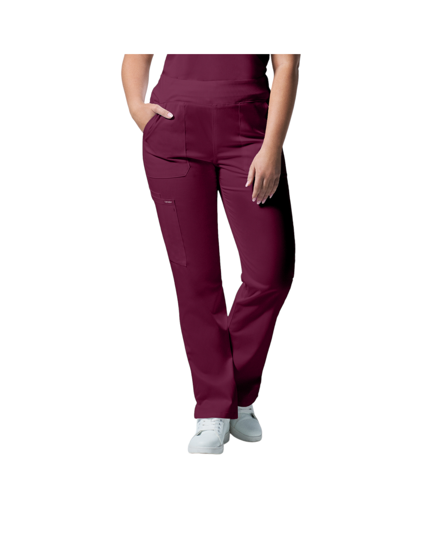 Pantalons 6 poches pour femmes Landau Proflex #LB405 couleur Bourgogne