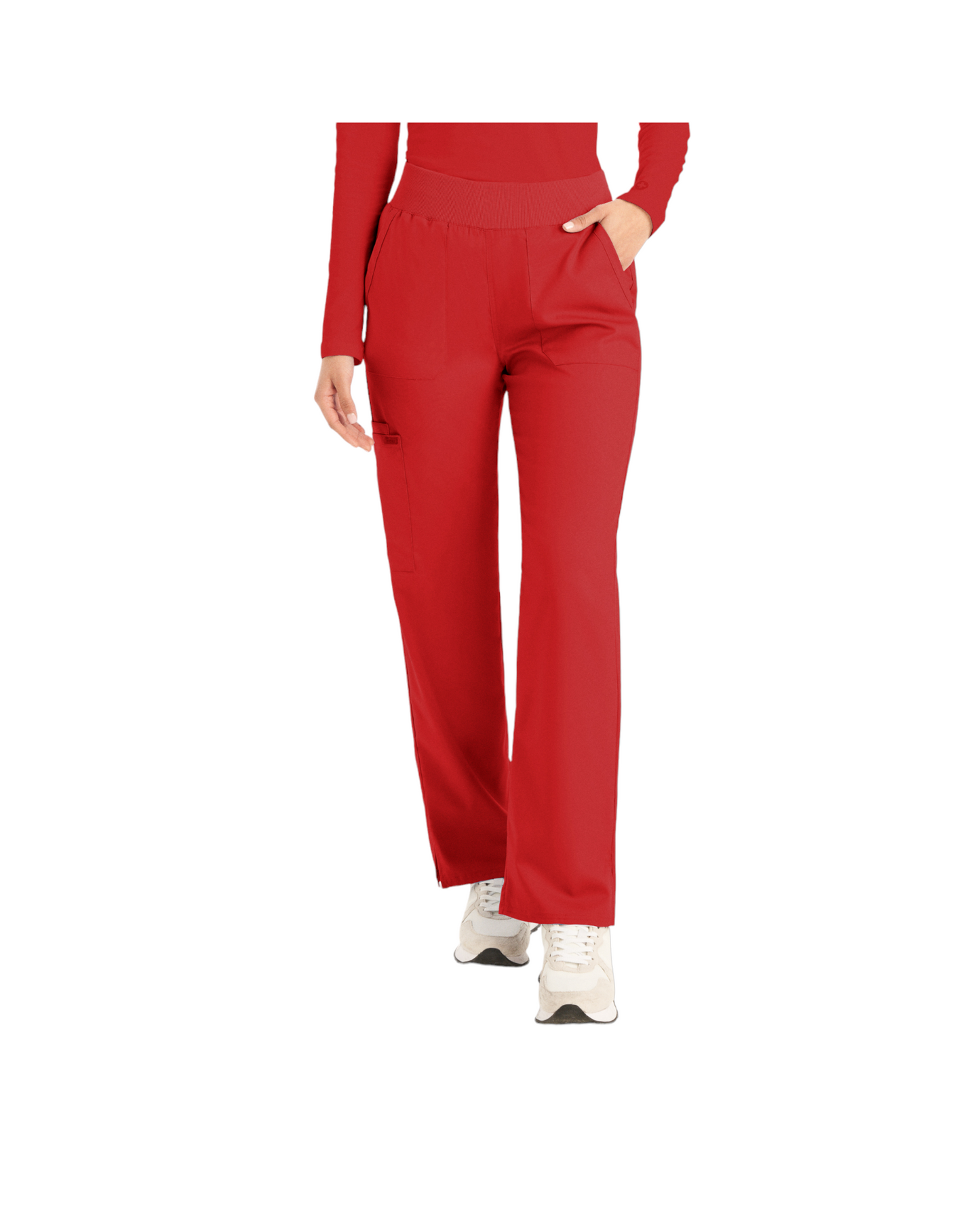 Pantalons 6 poches pour femmes Landau Proflex #LB405 couleur Rouge