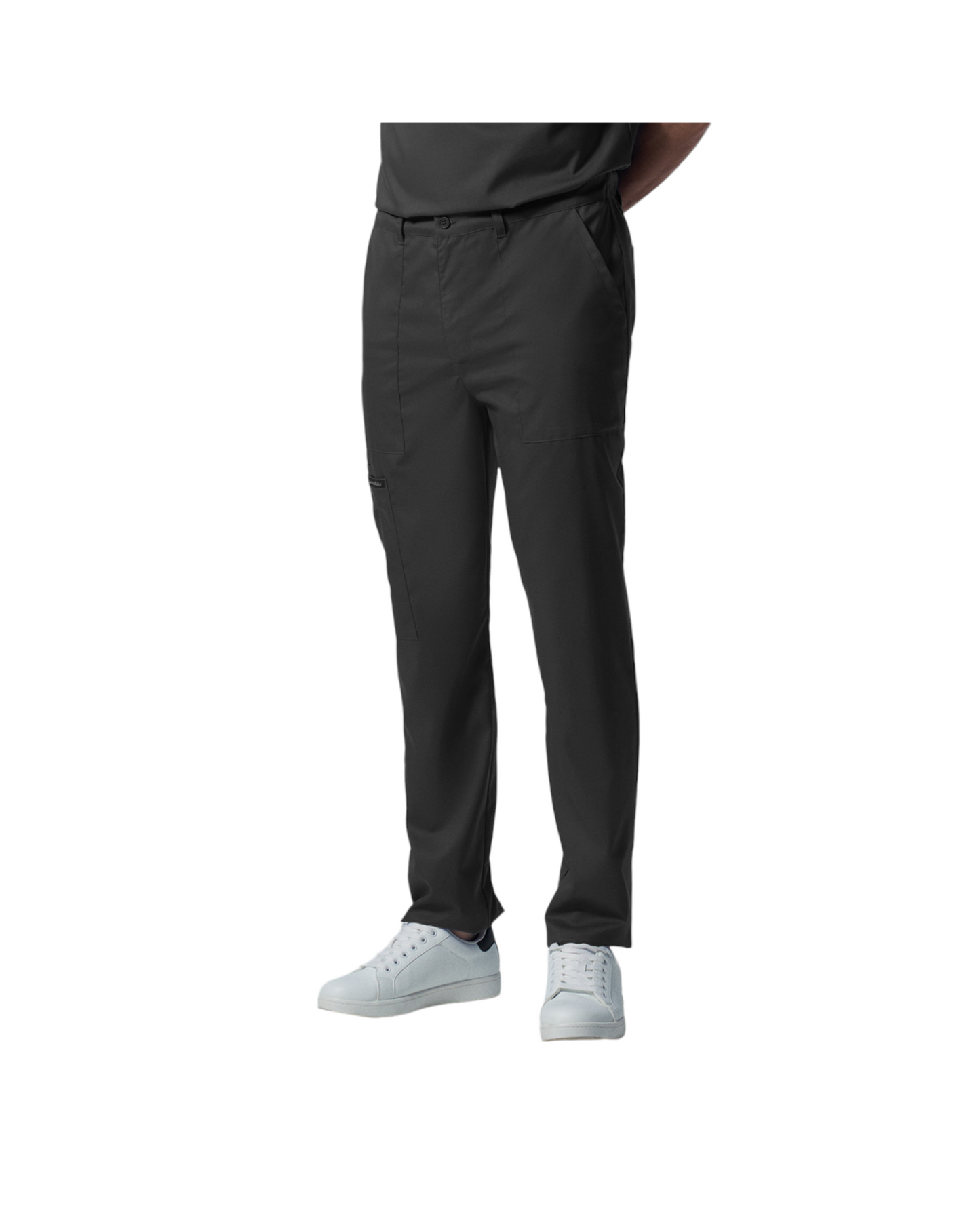 Pantalon jogger pour hommes Landau Proflex #LB408 avec braguette zippée avec élastique dissimulé, cordon de serrage, 2 poches cargo plaqué dont une avec cordon élastique, 2 poches avant et 2 poches arrière., couleur Pewter