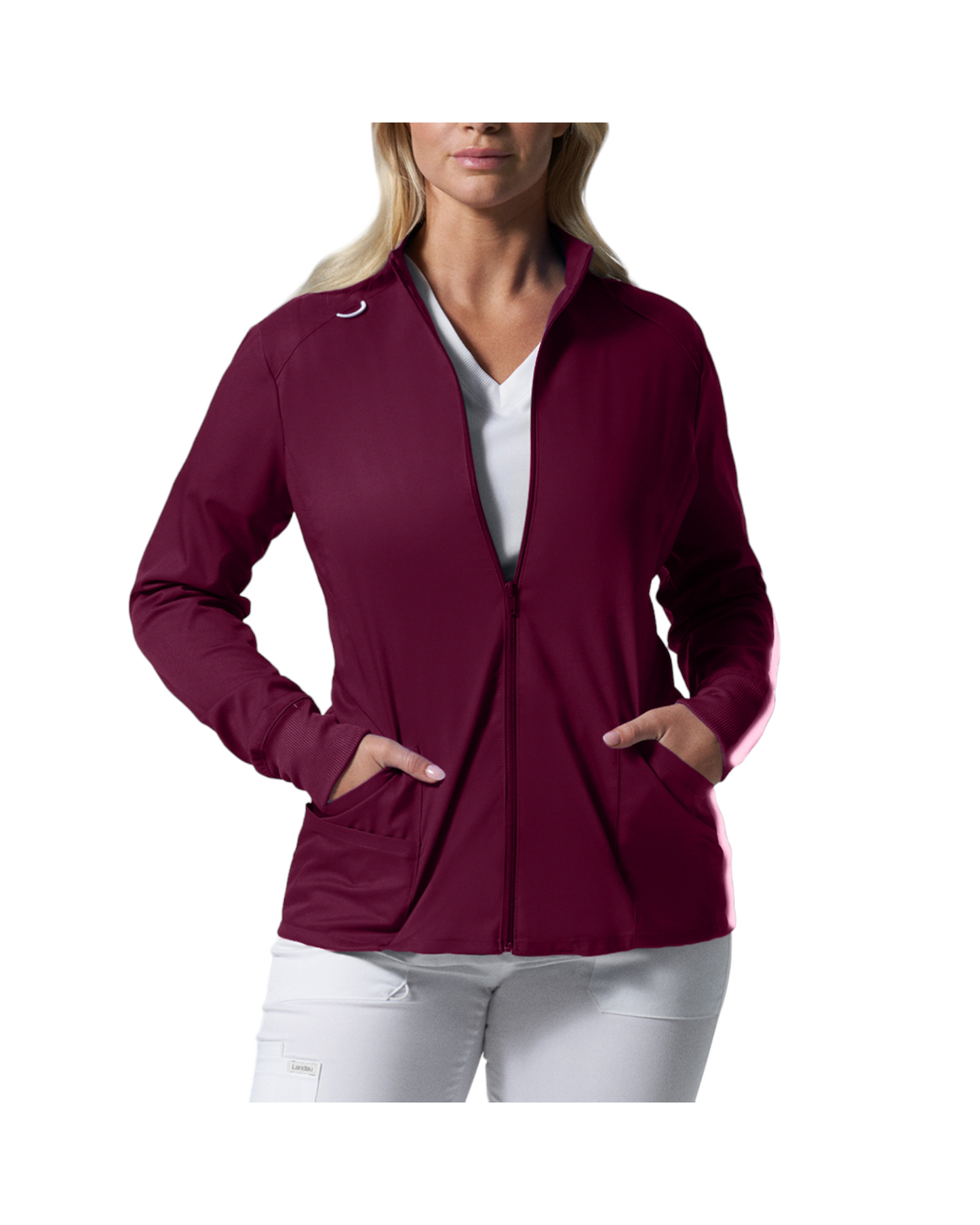 Veste de survêtement pour femmes Landau Proflex #LJ701 couleur Bourgogne