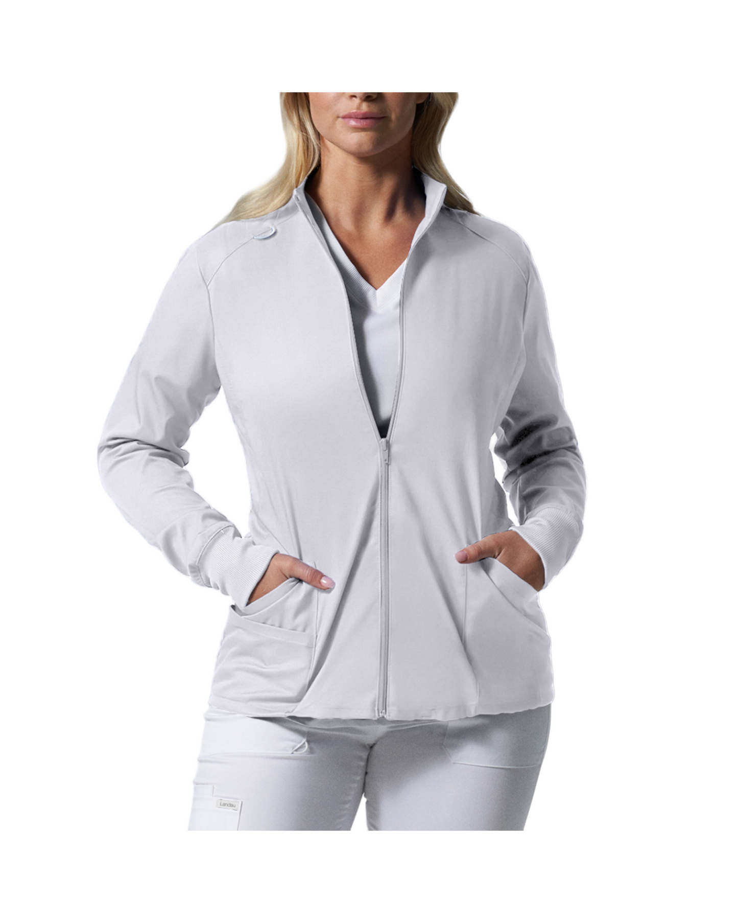 Veste de survêtement pour femmes Landau Proflex #LJ701 couleur Blanc