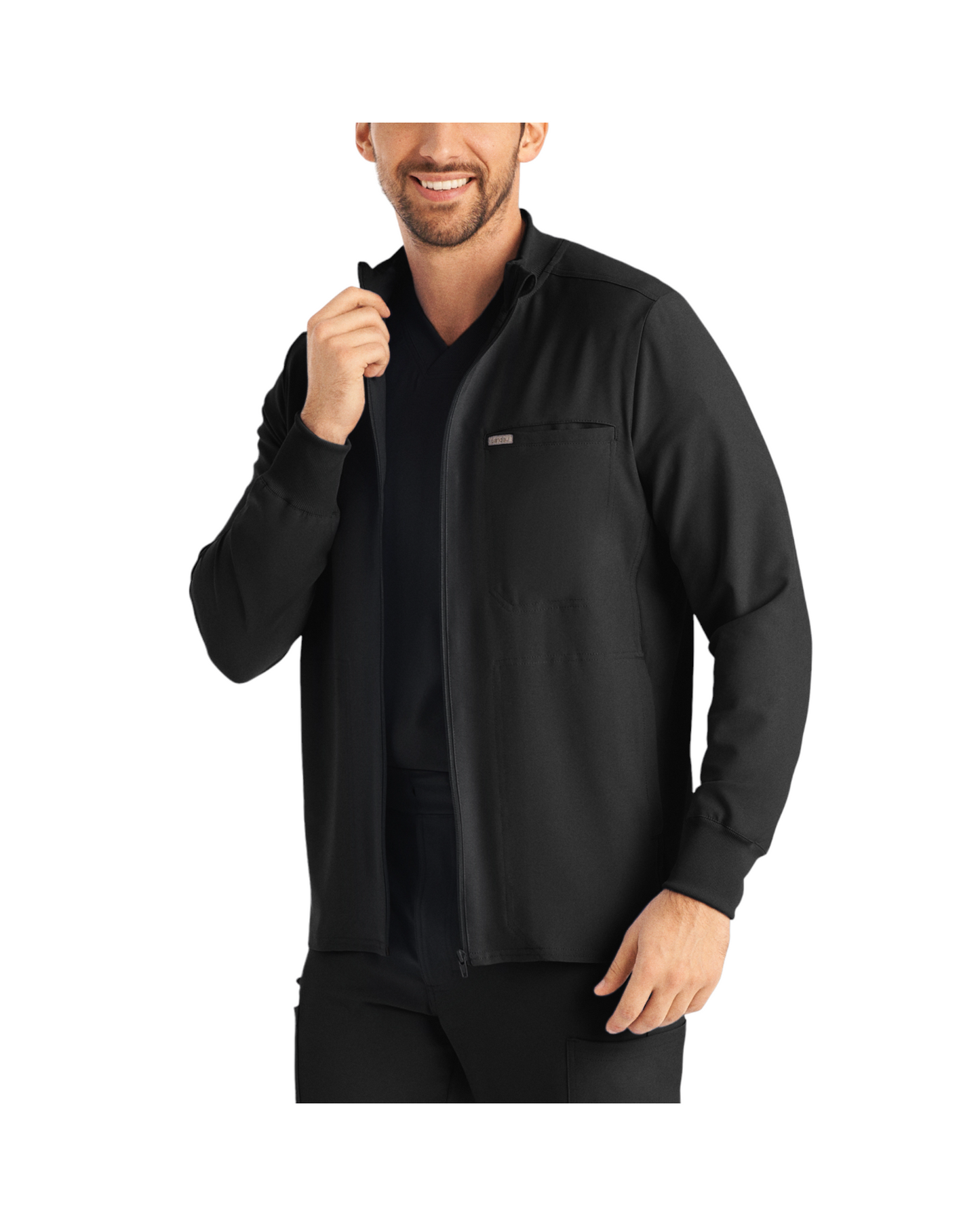 Veste de survêtement pour hommes à fermeture éclair Landau Forward #LJ703 OS couleur Noir