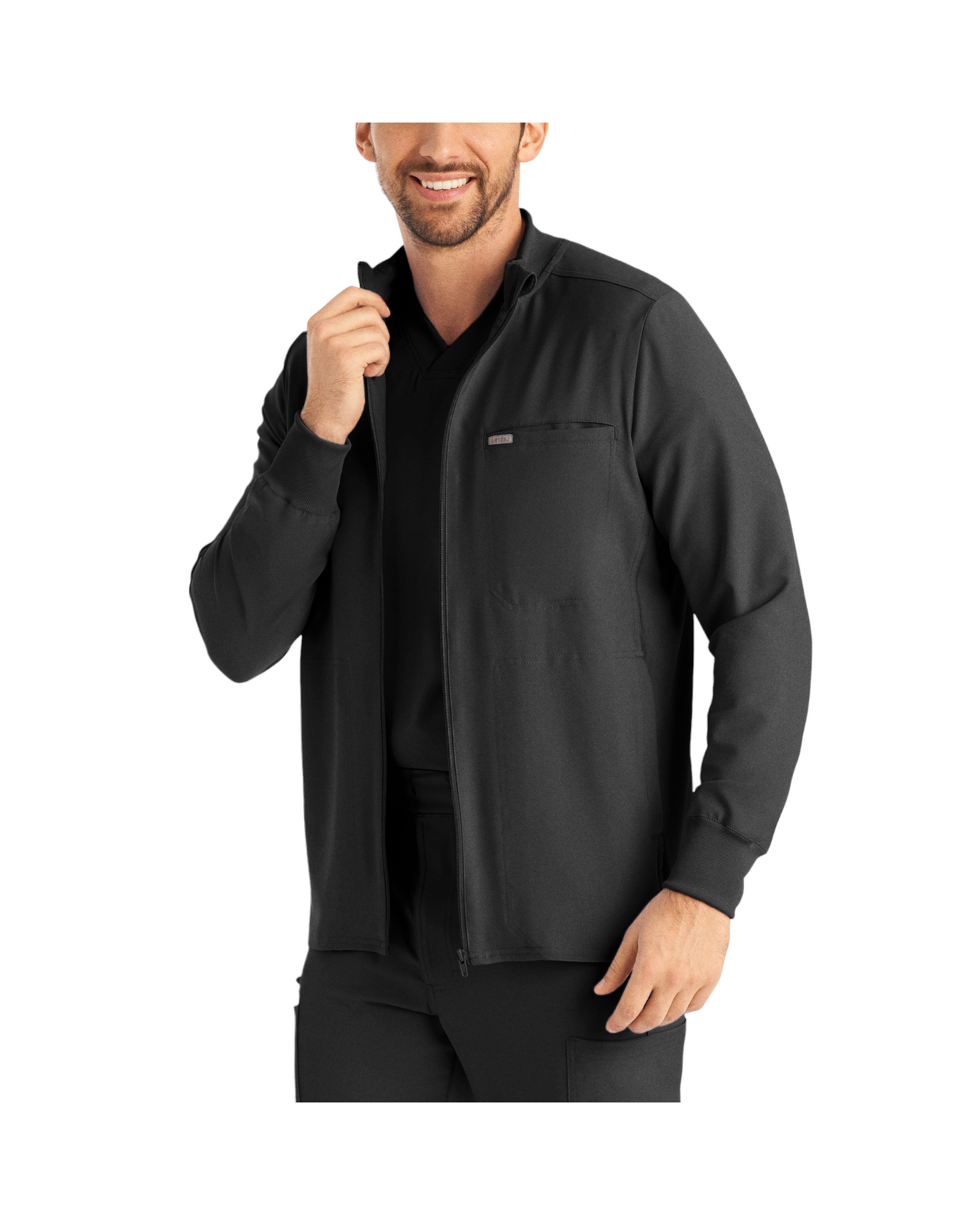 Veste de survêtement pour hommes à fermeture éclair Landau Forward #LJ703 OS couleur Pewter