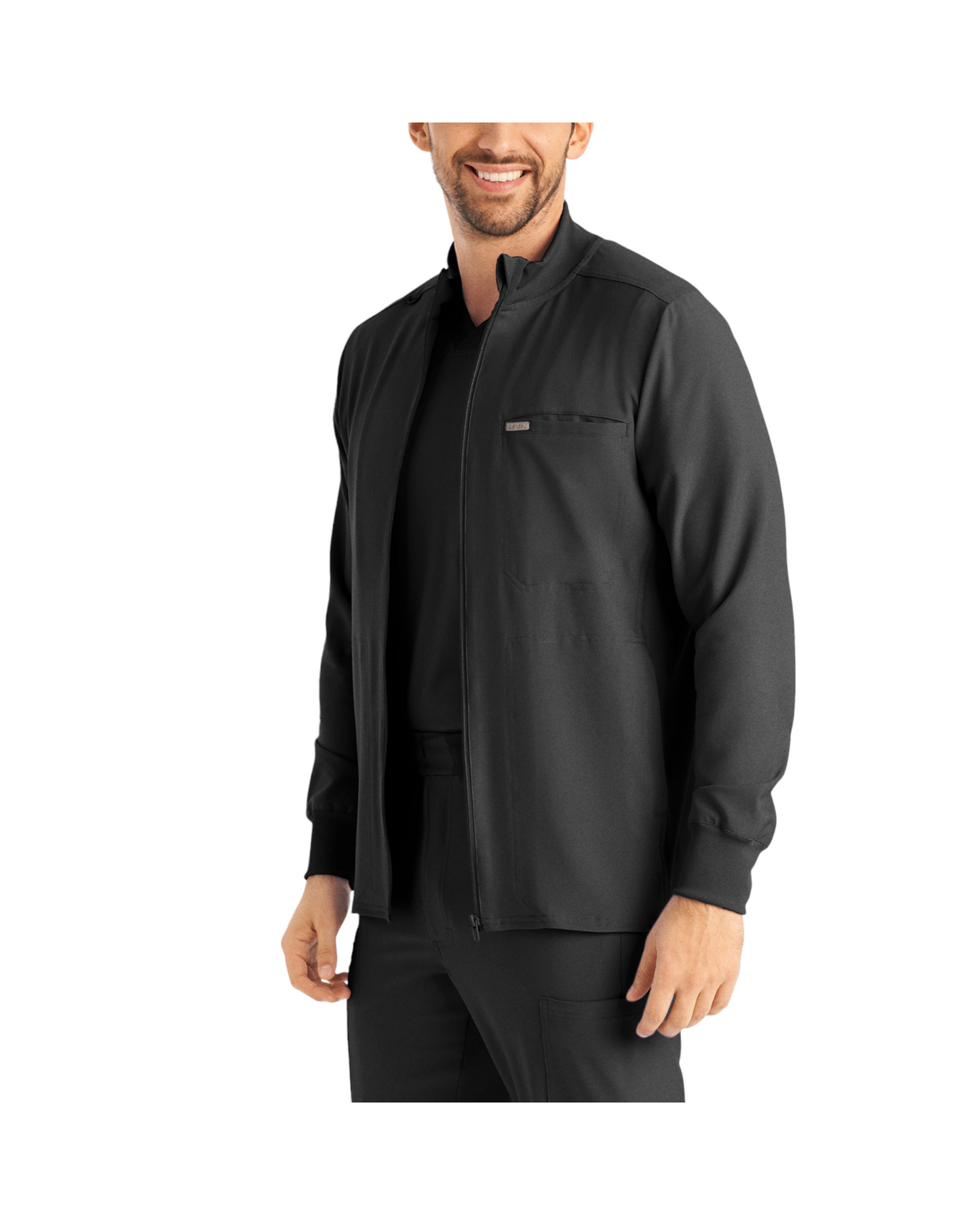 Veste de survêtement pour hommes à fermeture éclair Landau Forward #LJ703 OS couleur Pewter