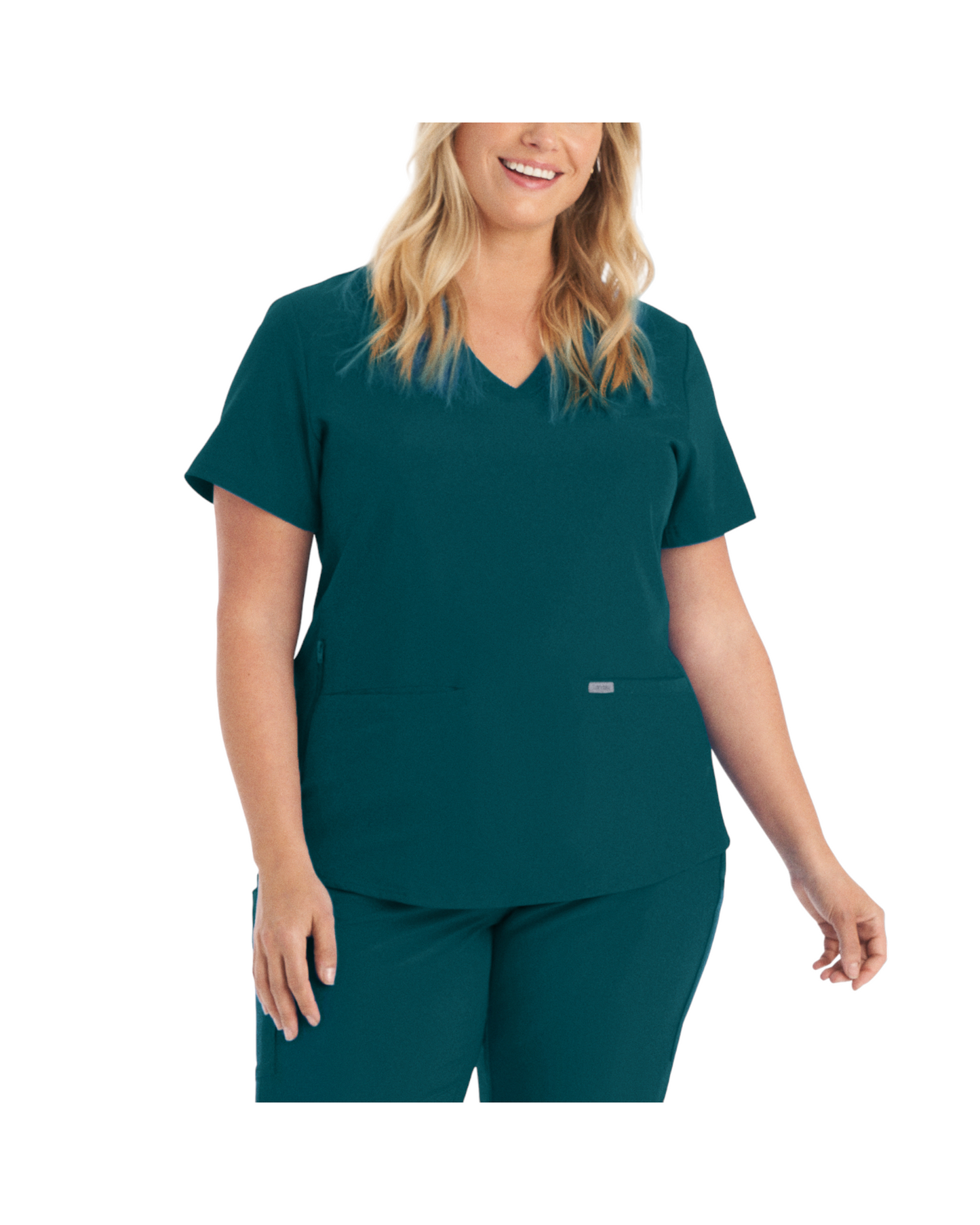 Landau Forward Women's 3-Pocket V-Neck Scrub Top #LT100