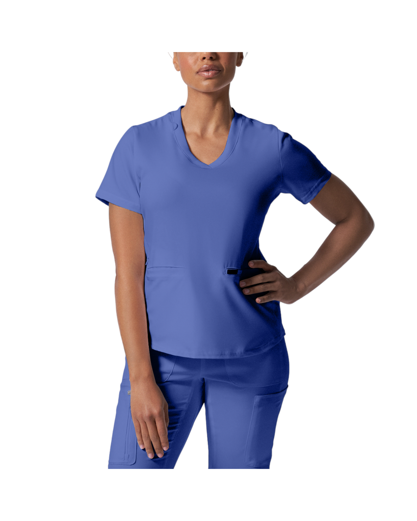 Landau Forward Women's 3-Pocket V-Neck Scrub Top #LT100
