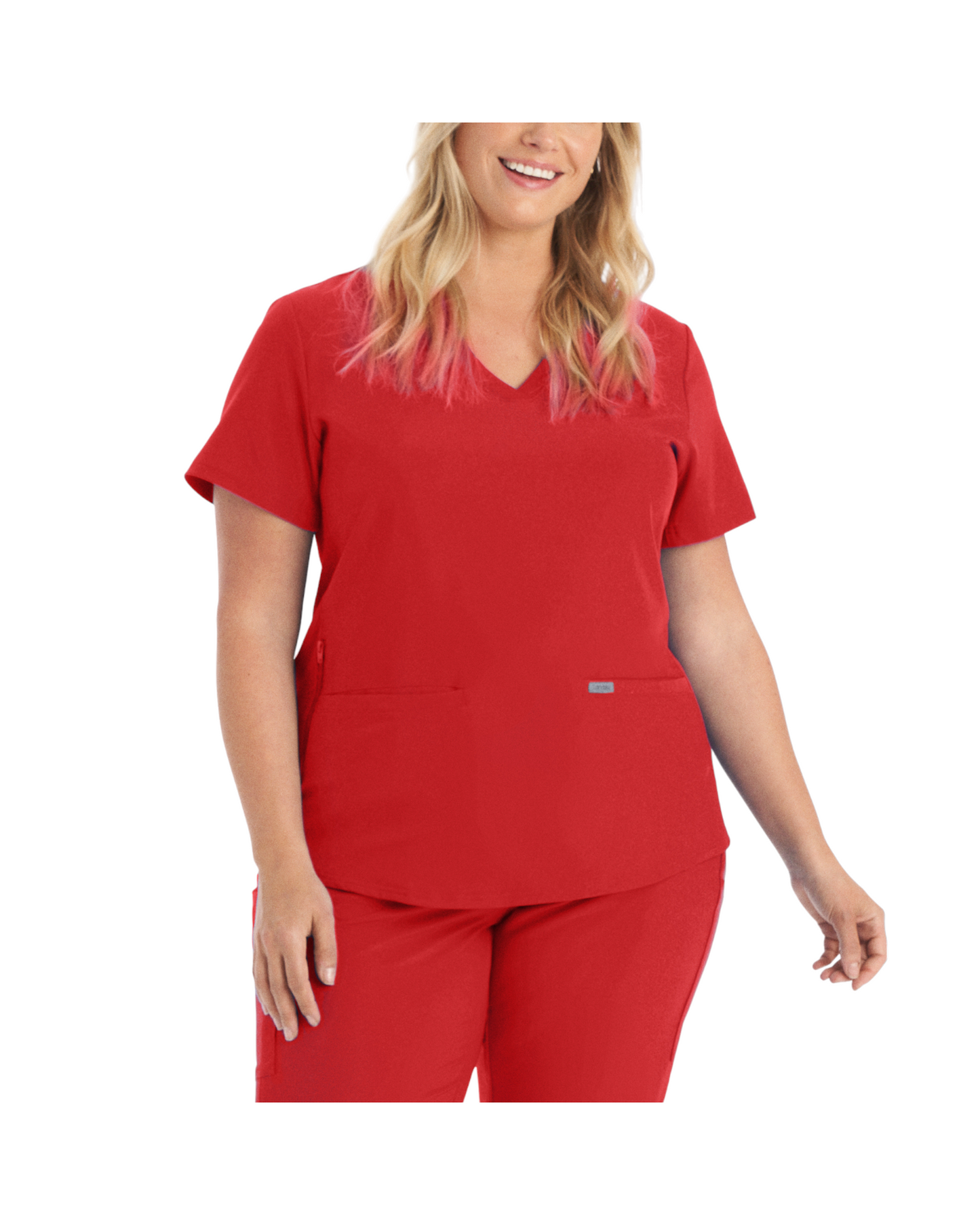 Landau Forward Women's 3-Pocket V-Neck Scrub Top #LT100