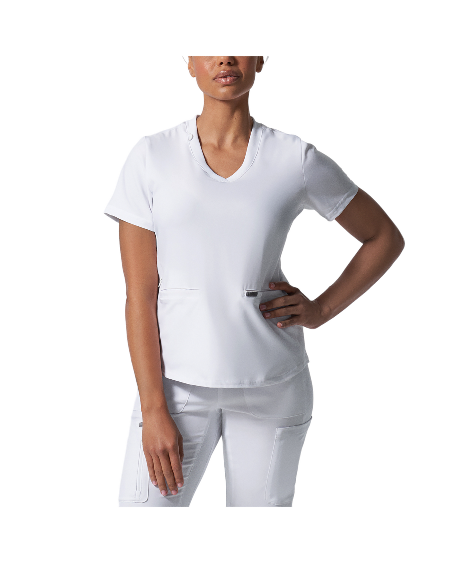 Landau Forward Women's 3-Pocket V-Neck Scrub Top #LT100