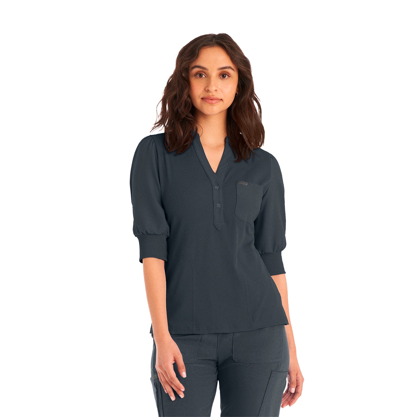 Women's 3-pocket Y-neck sweater Landau Forward #LT114