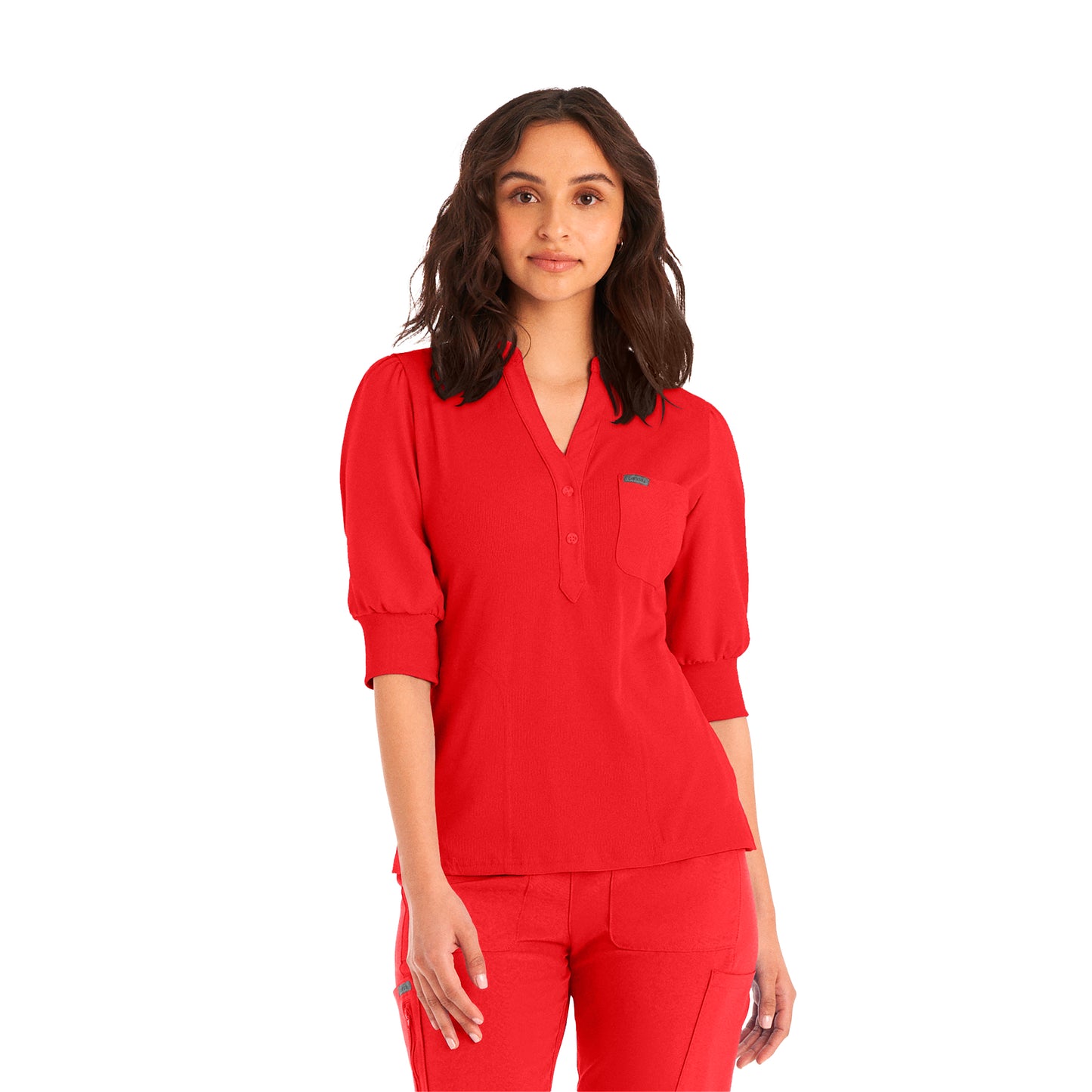 Women's 3-pocket Y-neck sweater Landau Forward #LT114