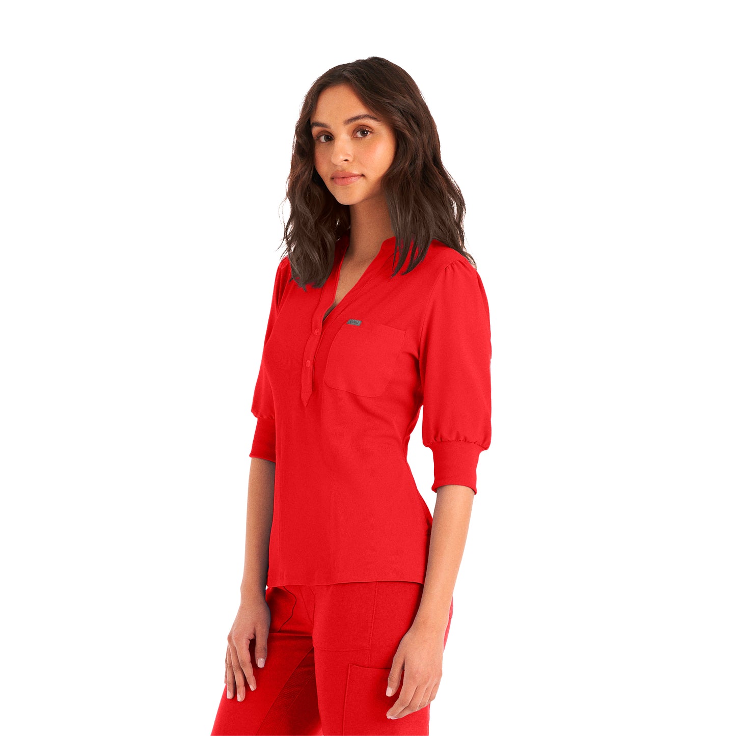 Women's 3-pocket Y-neck sweater Landau Forward #LT114
