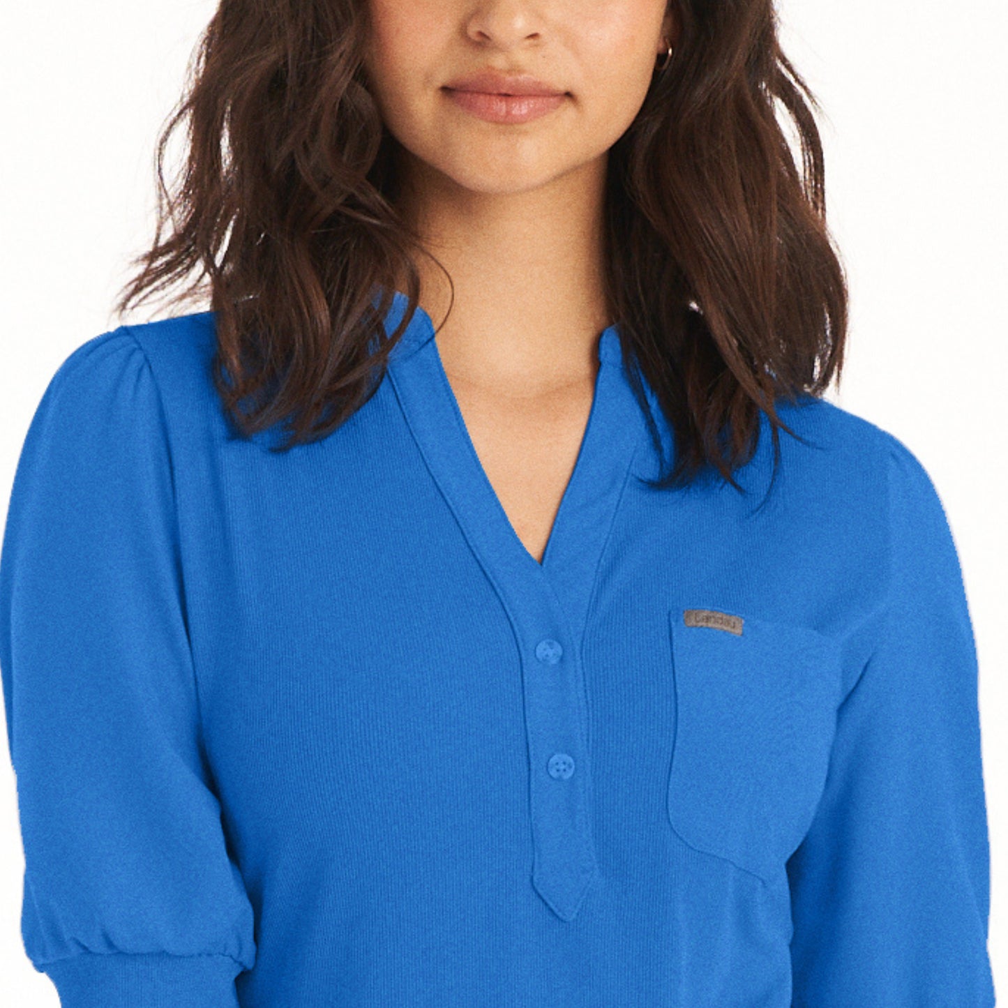 Women's 3-pocket Y-neck sweater Landau Forward #LT114