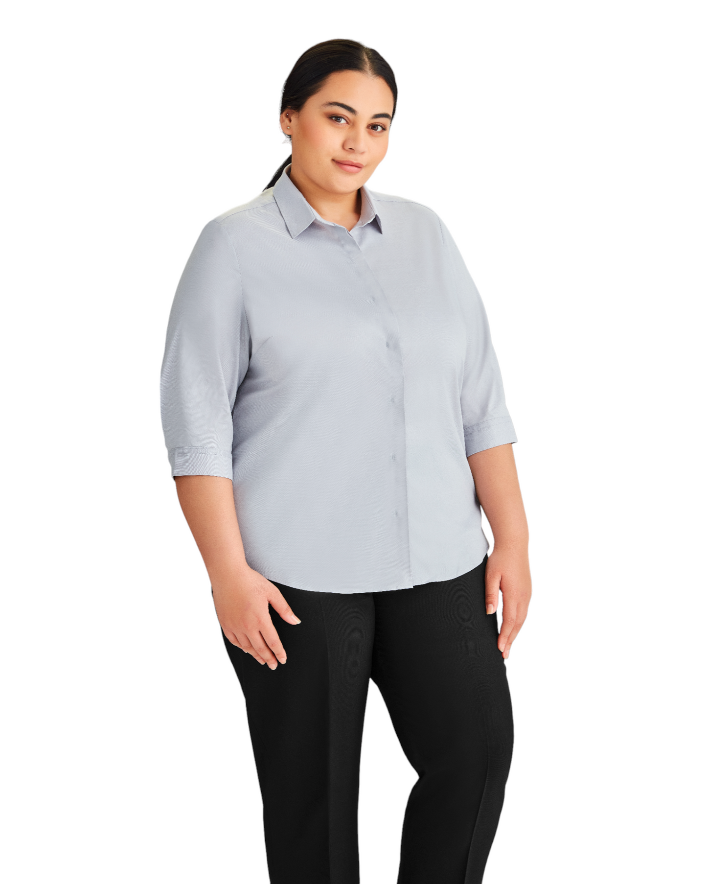 Chemise à manches 3/4 Charlie pour femmes Fashion Biz #RS968LT