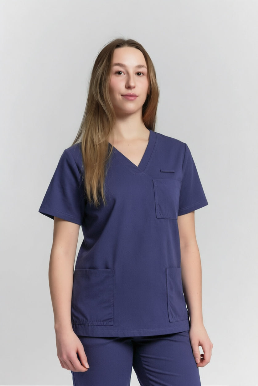Rebecca haut d'uniforme médical manches courtes par WIIONE