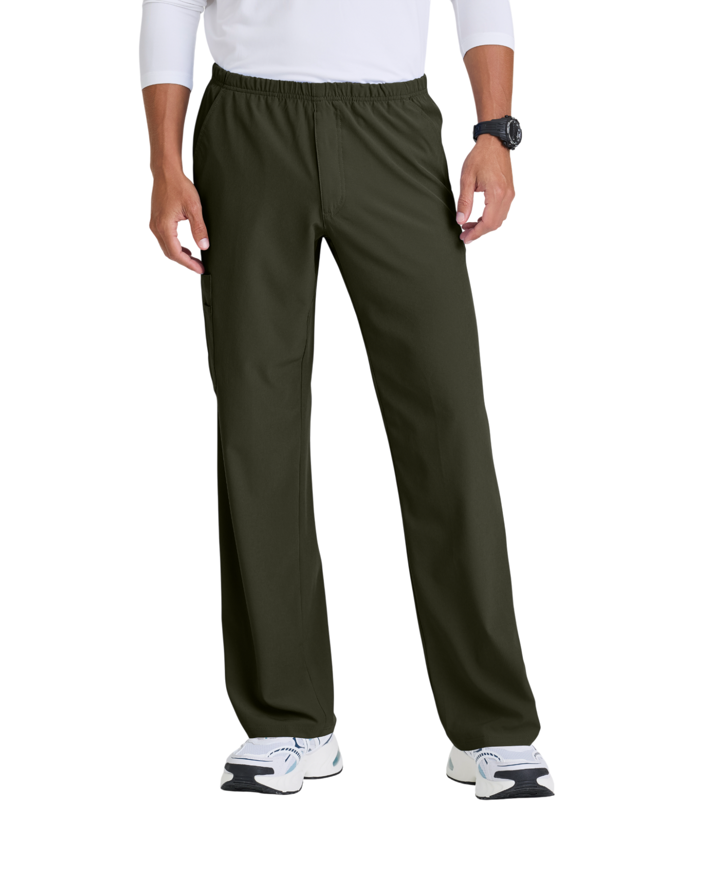 Pantalon cargo pour hommes avec taille élastique à cordon Skechers SK0215