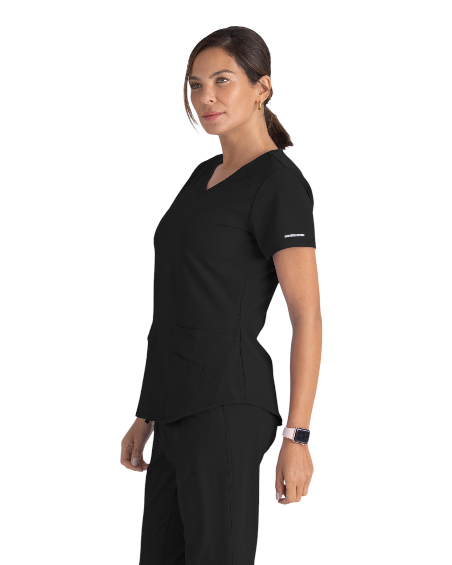 Haut d'uniforme dame médical à 3 poches et col en V incurvé Breeze SKECHERS SK101X