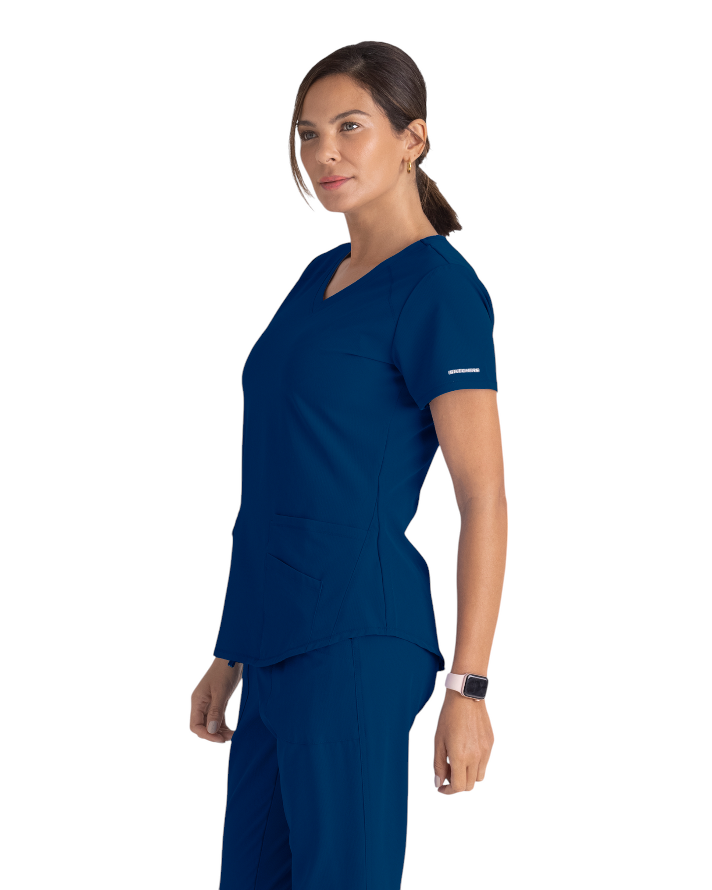 Haut d'uniforme dame médical à 3 poches et col en V incurvé Breeze SKECHERS SK101X