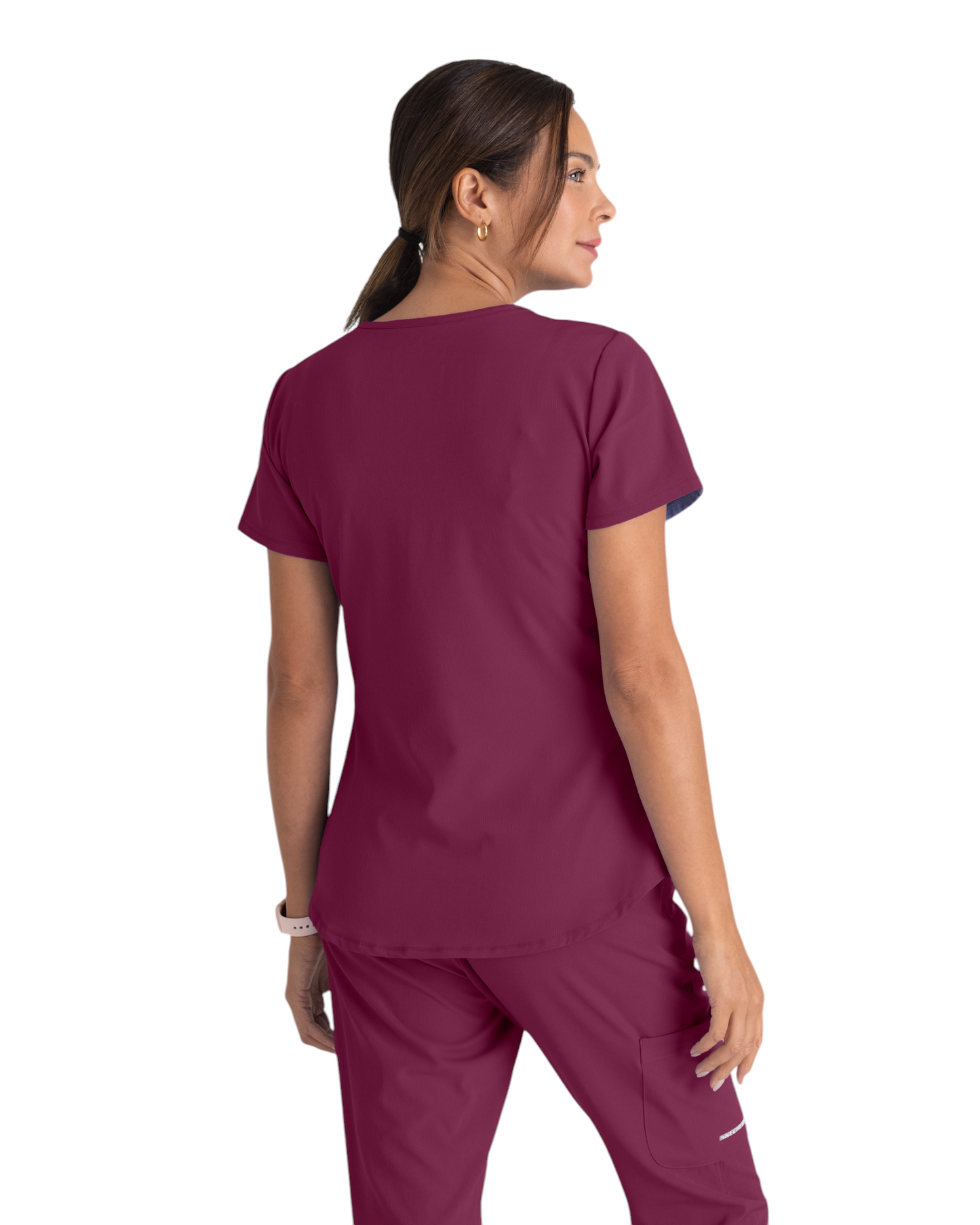Haut d'uniforme dame médical à 3 poches et col en V incurvé Breeze SKECHERS SK101X