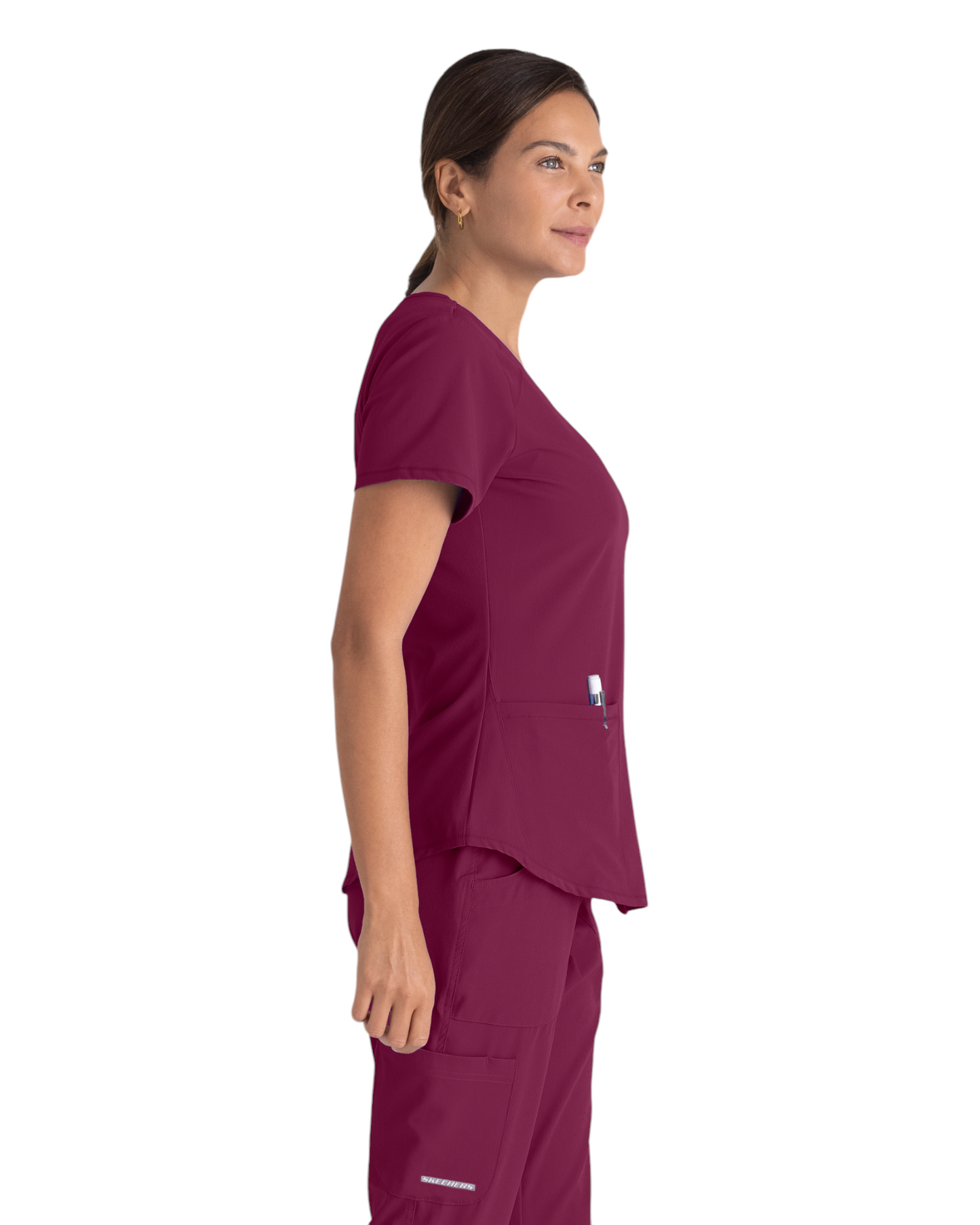 Haut d'uniforme dame médical à 3 poches et col en V incurvé Breeze SKECHERS SK101X