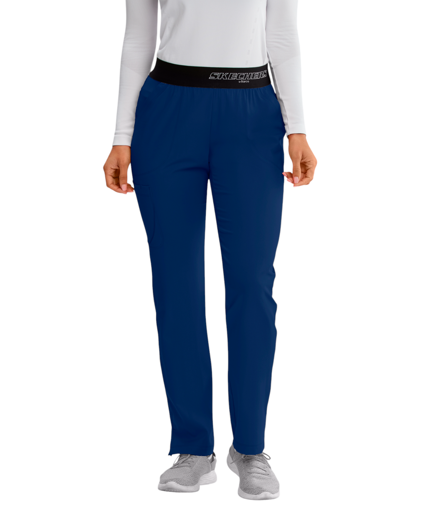 Women's Breeze Medical Pants with Straight Leg, Mid-Rise Waist, and 3 Pockets SKECHERS SK202X (2XL &+)