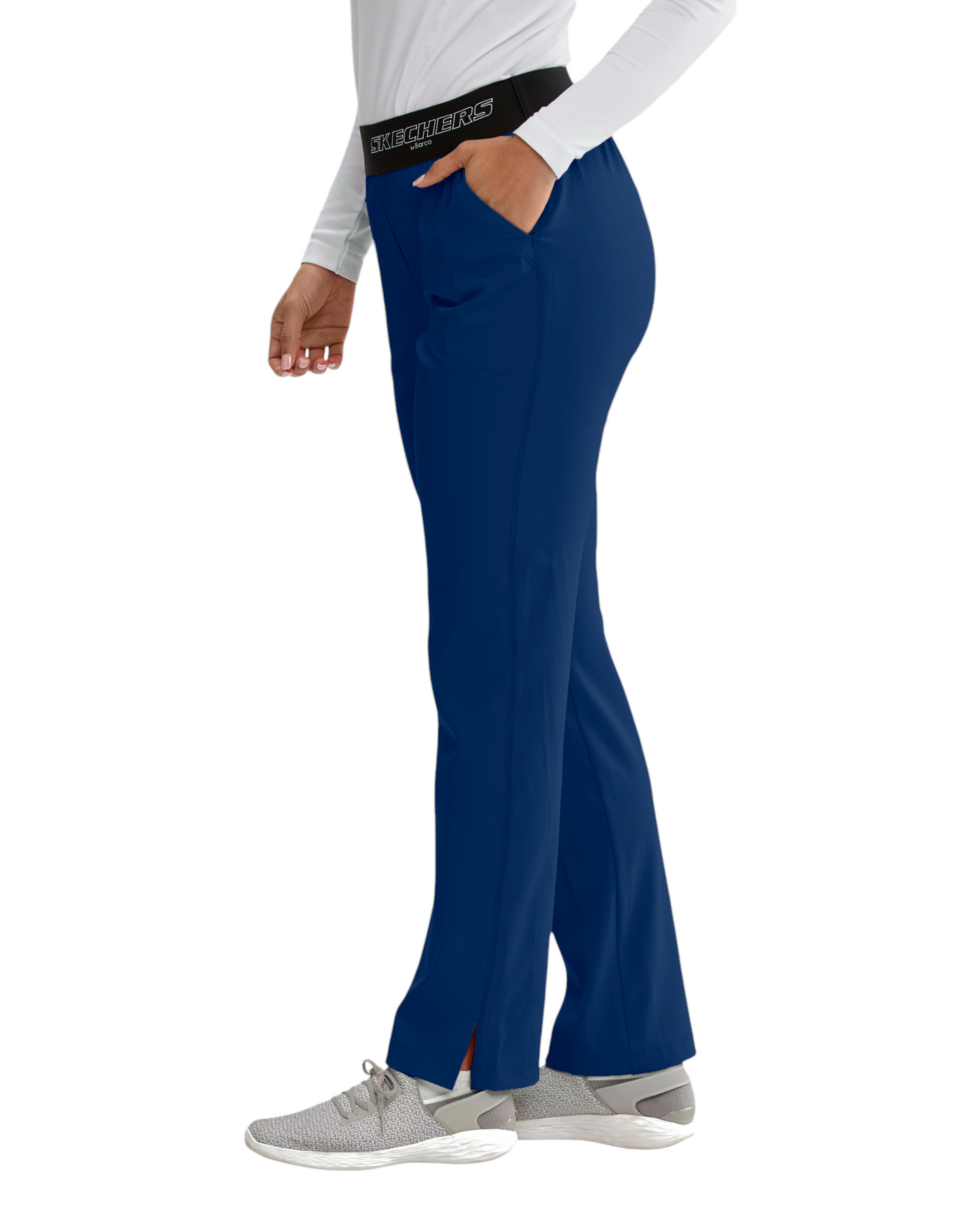 Women's Breeze Medical Pants with Straight Leg, Mid-Rise Waist, and 3 Pockets SKECHERS SK202X (2XL &+)