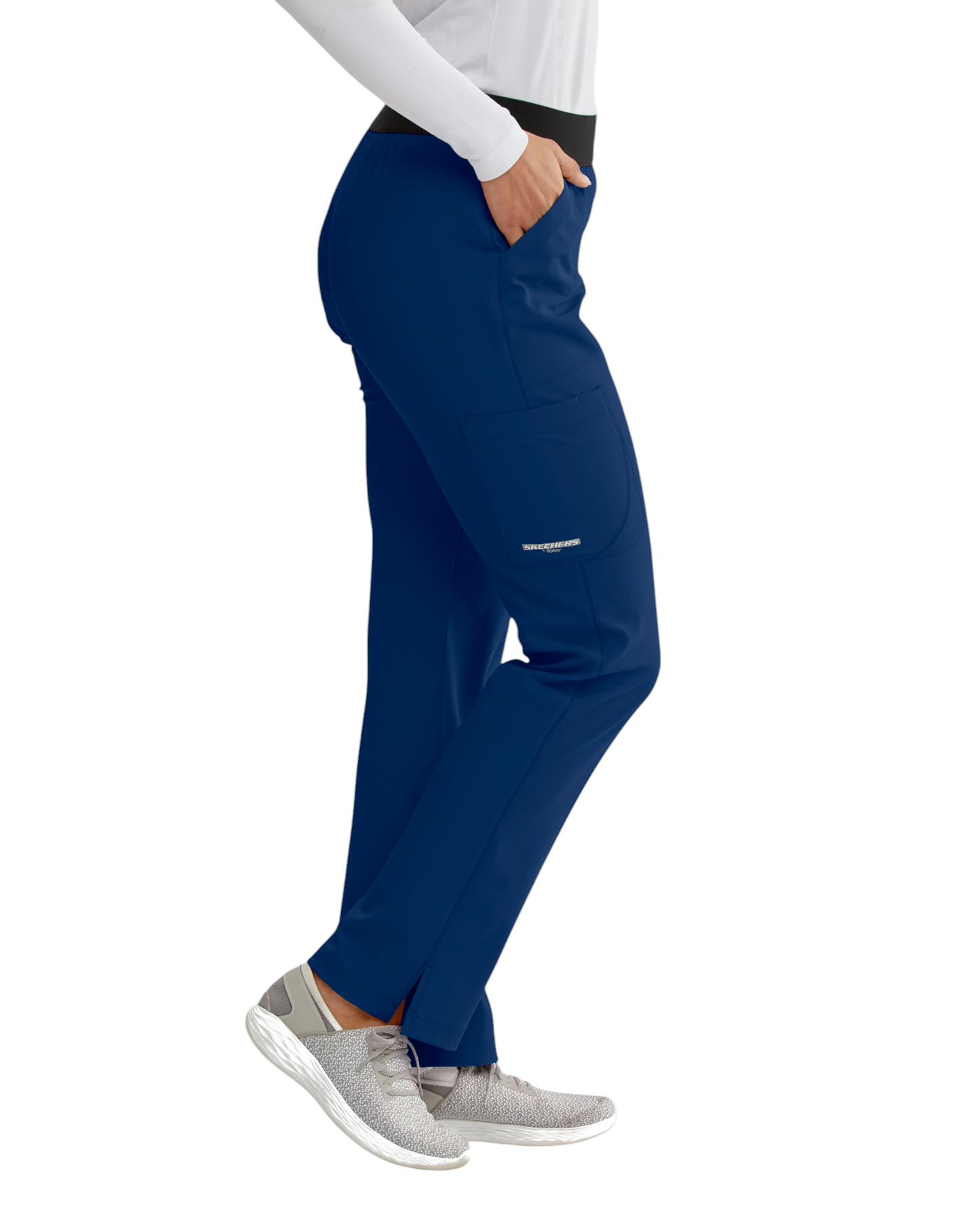 Women's Breeze Medical Pants with Straight Leg, Mid-Rise Waist, and 3 Pockets SKECHERS SK202X (2XL &+)