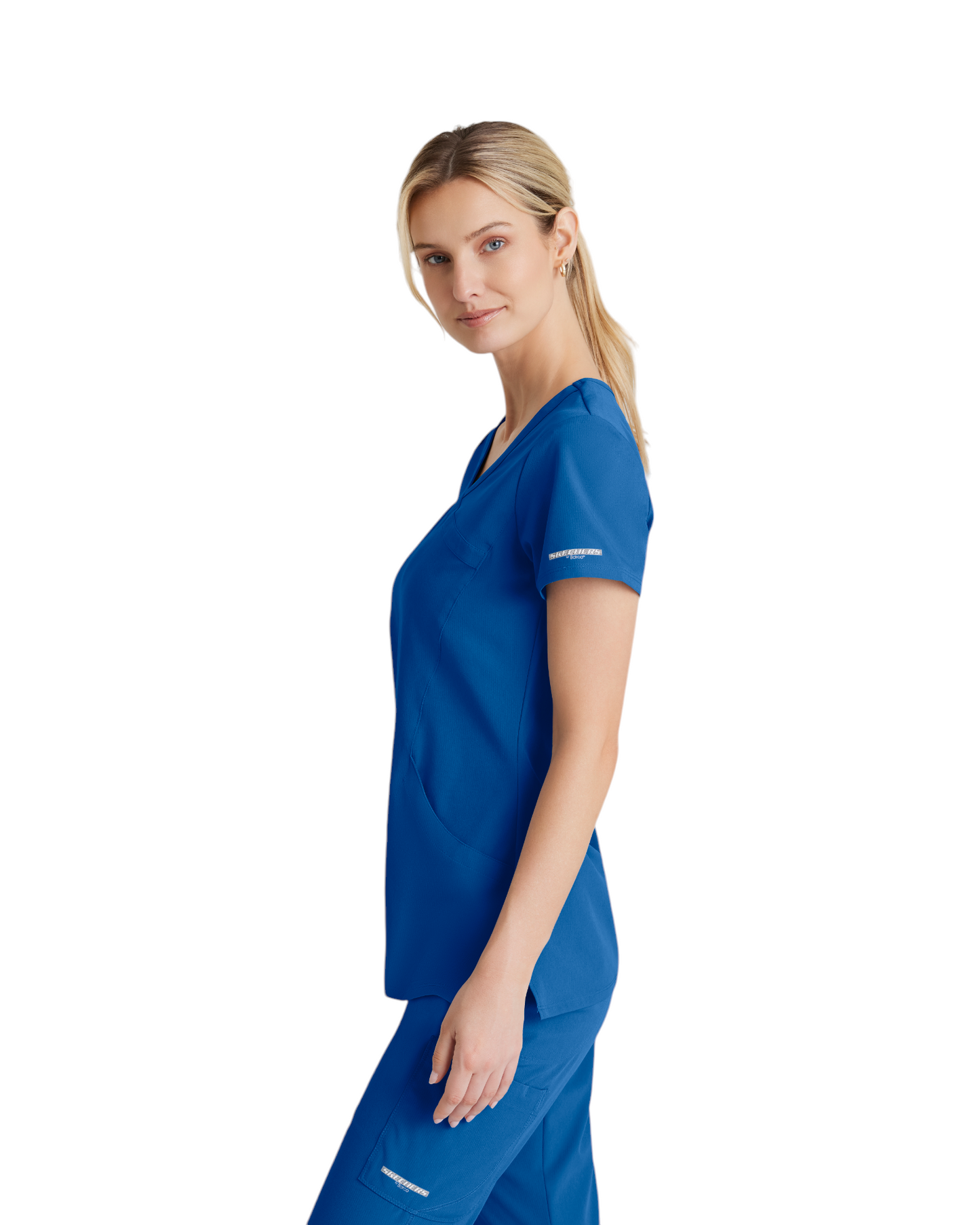 Haut d'uniforme dame à encolure croisée en V avec 3 poches Reliance SKECHERS SK102