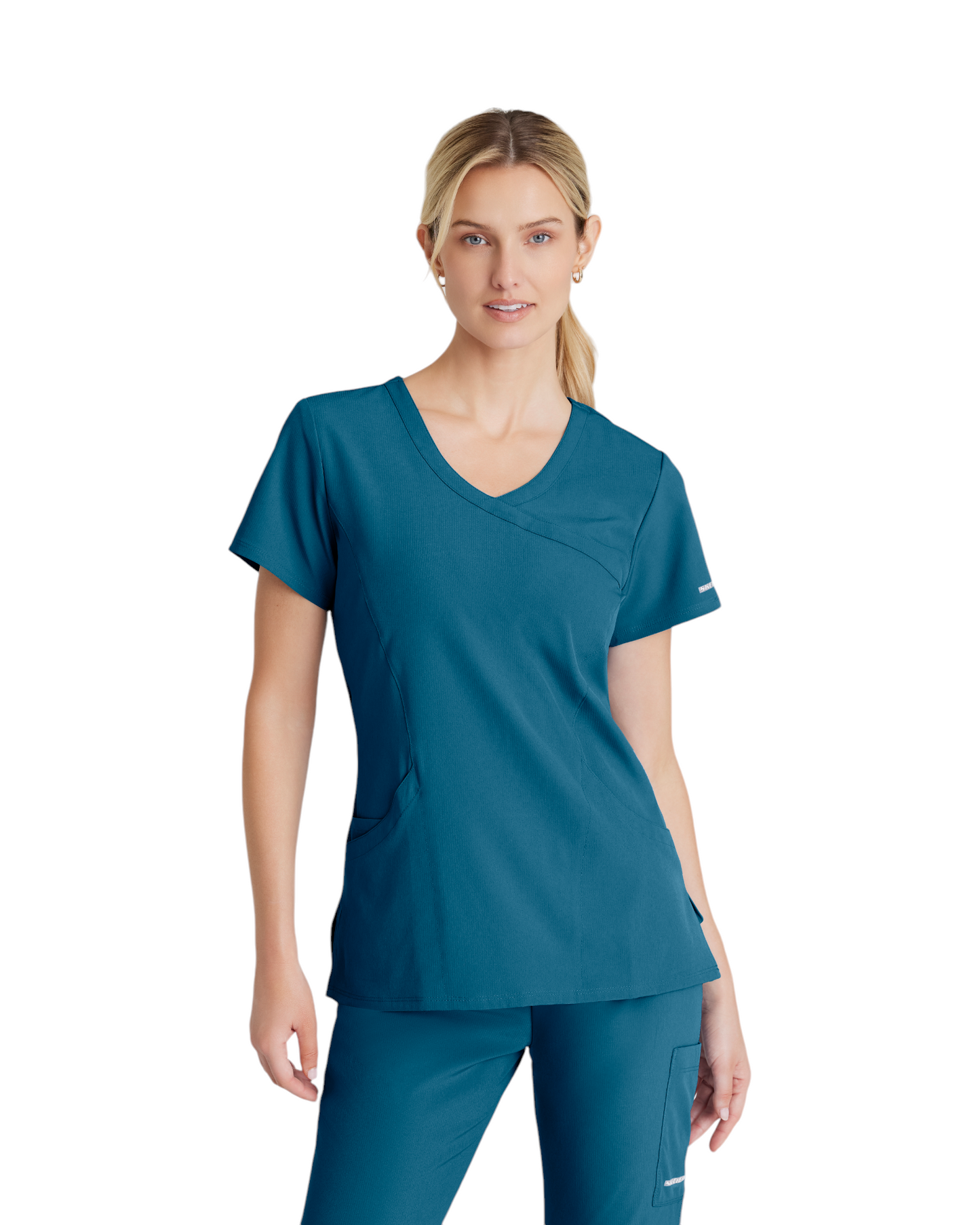 Haut d'uniforme dame à encolure croisée en V avec 3 poches Reliance SKECHERS SK102