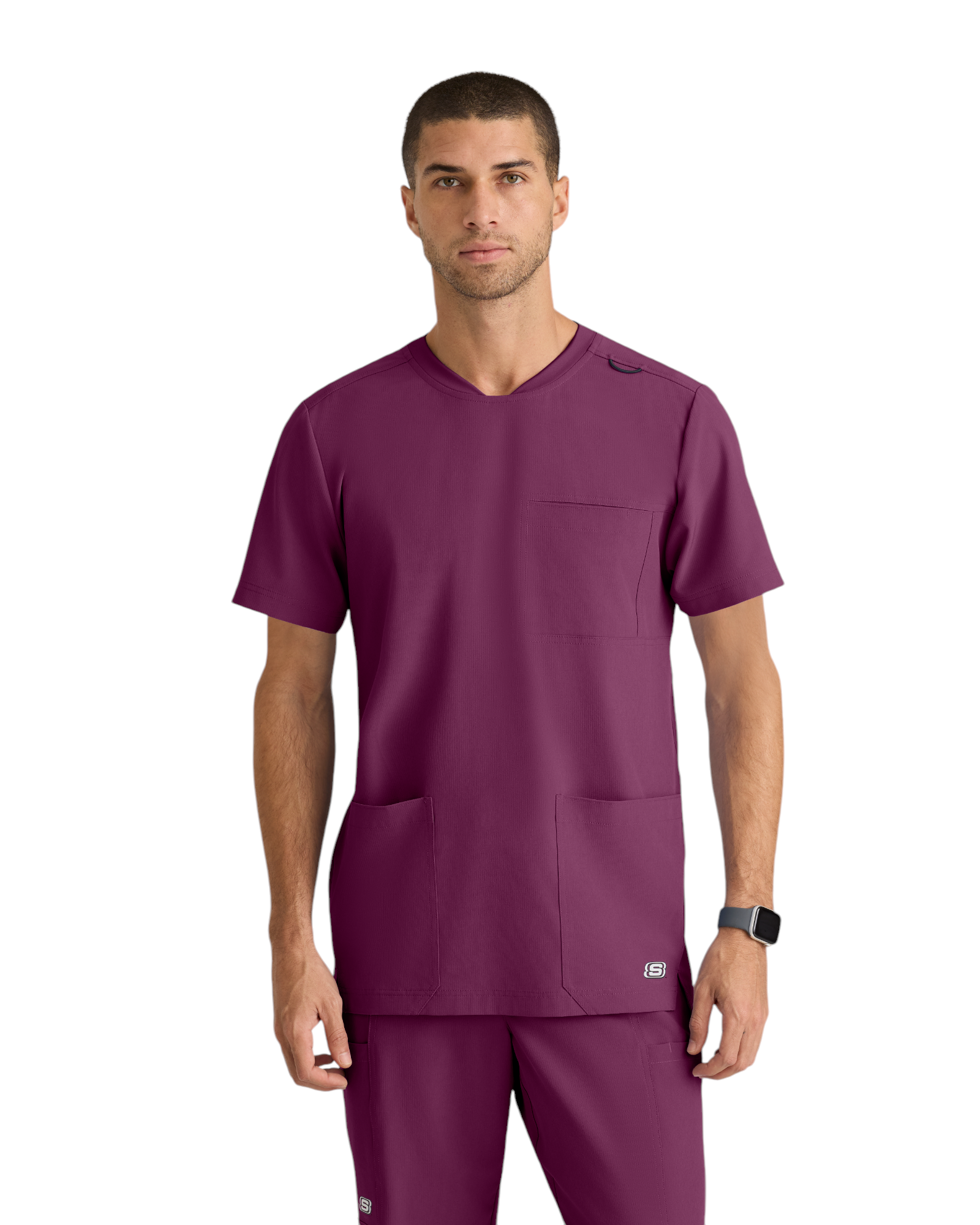 Men's Round Neck Uniform Top with Pockets Thesis Skechers™ by Barco