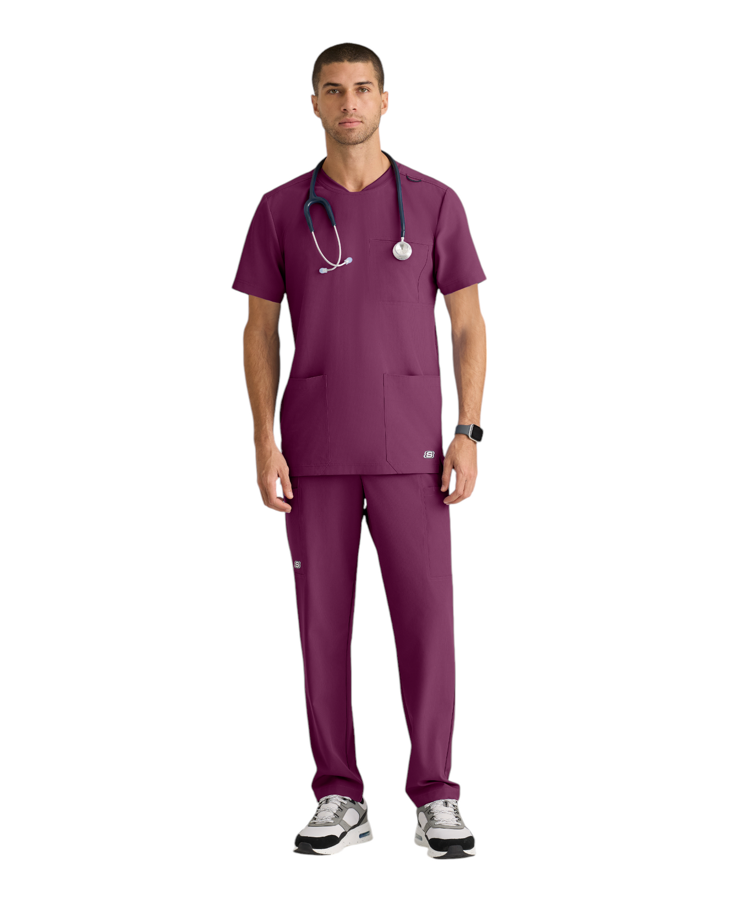 Haut d'uniforme homme à encolure ronde et 3 poches Thesis Skechers™ by Barco SKT193