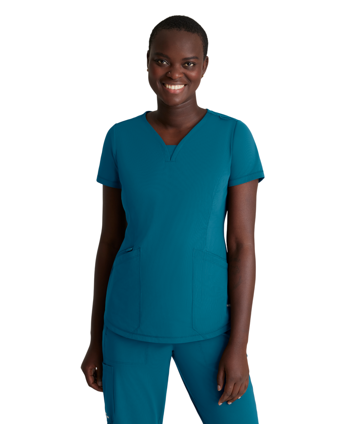 Skechers women's Serene sweetheart neckline top #SKT220