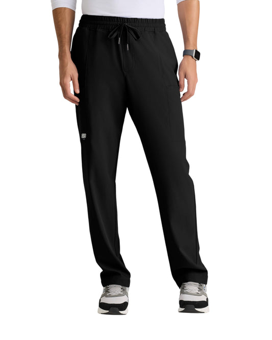 Pantalon droit à 5 poches et taille élastique Skechers pour homme #SKP718