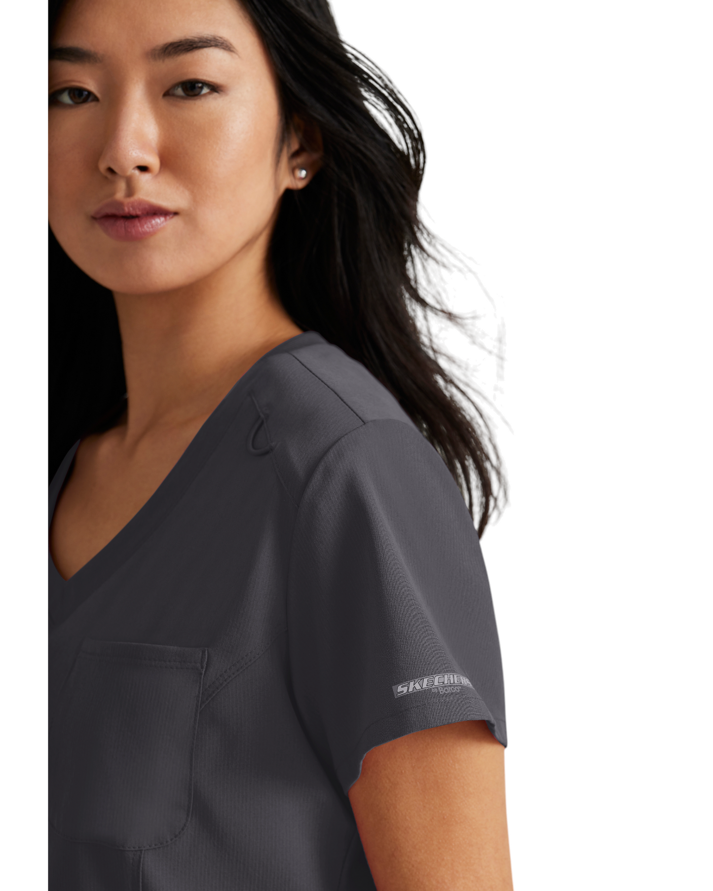 Haut d'uniforme dame à une poche Dignity à rentrer dans le pantalon Skechers SKT147X (2XL &+)