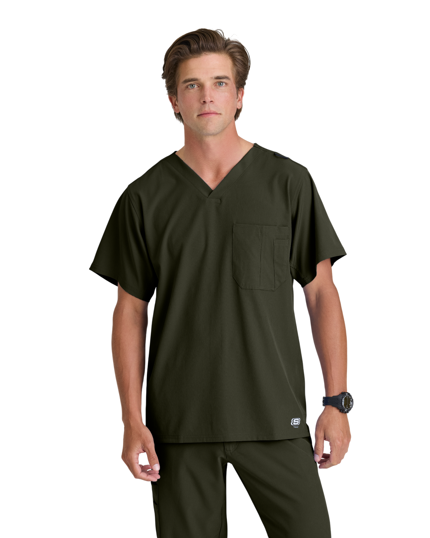 Haut d'uniforme homme à encolure en v 3 poches Thesis Skechers™ SK0112X (2XL &+)