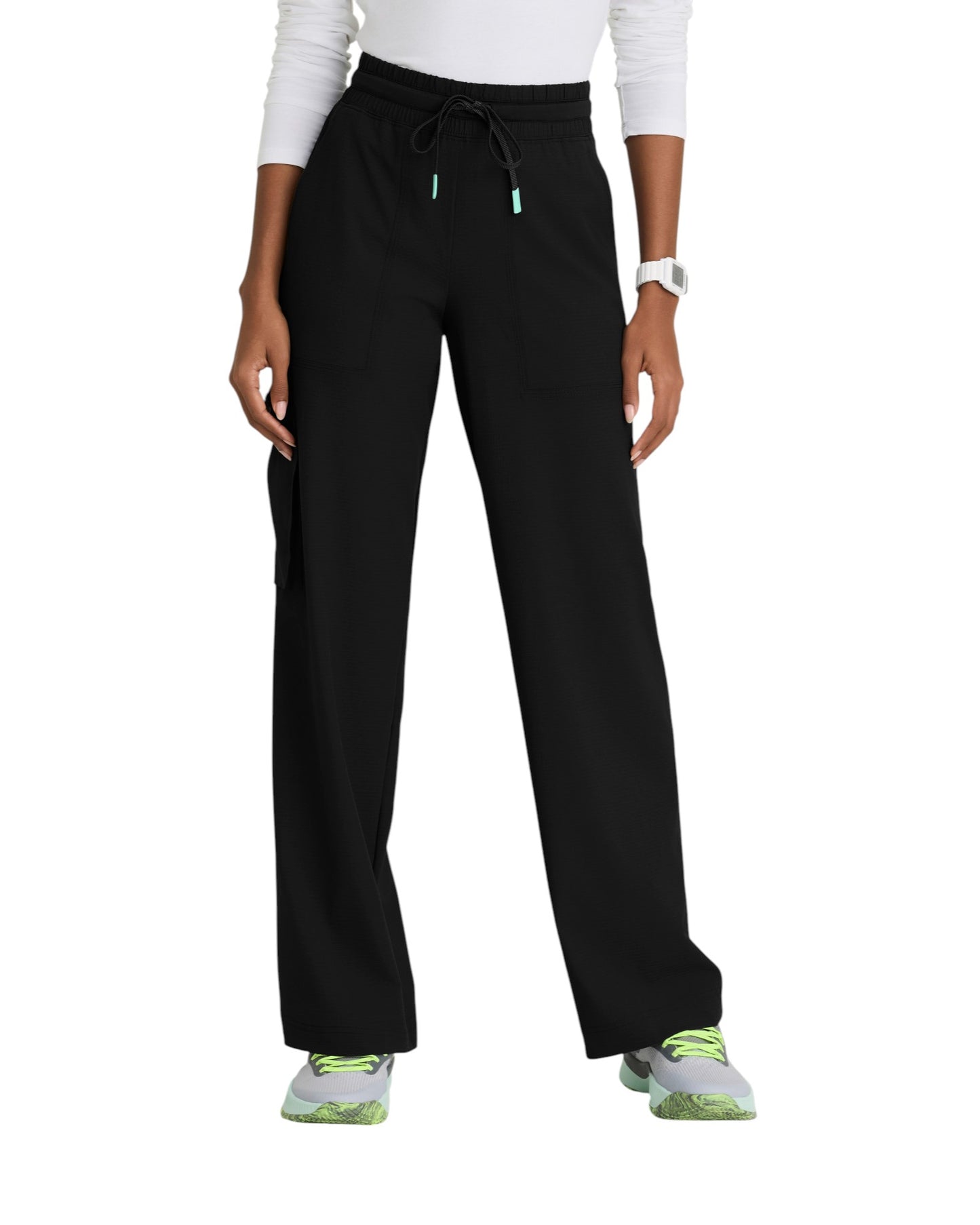 Pantalon large à 5 poches et taille froncée pour femme Skechers #SKP707