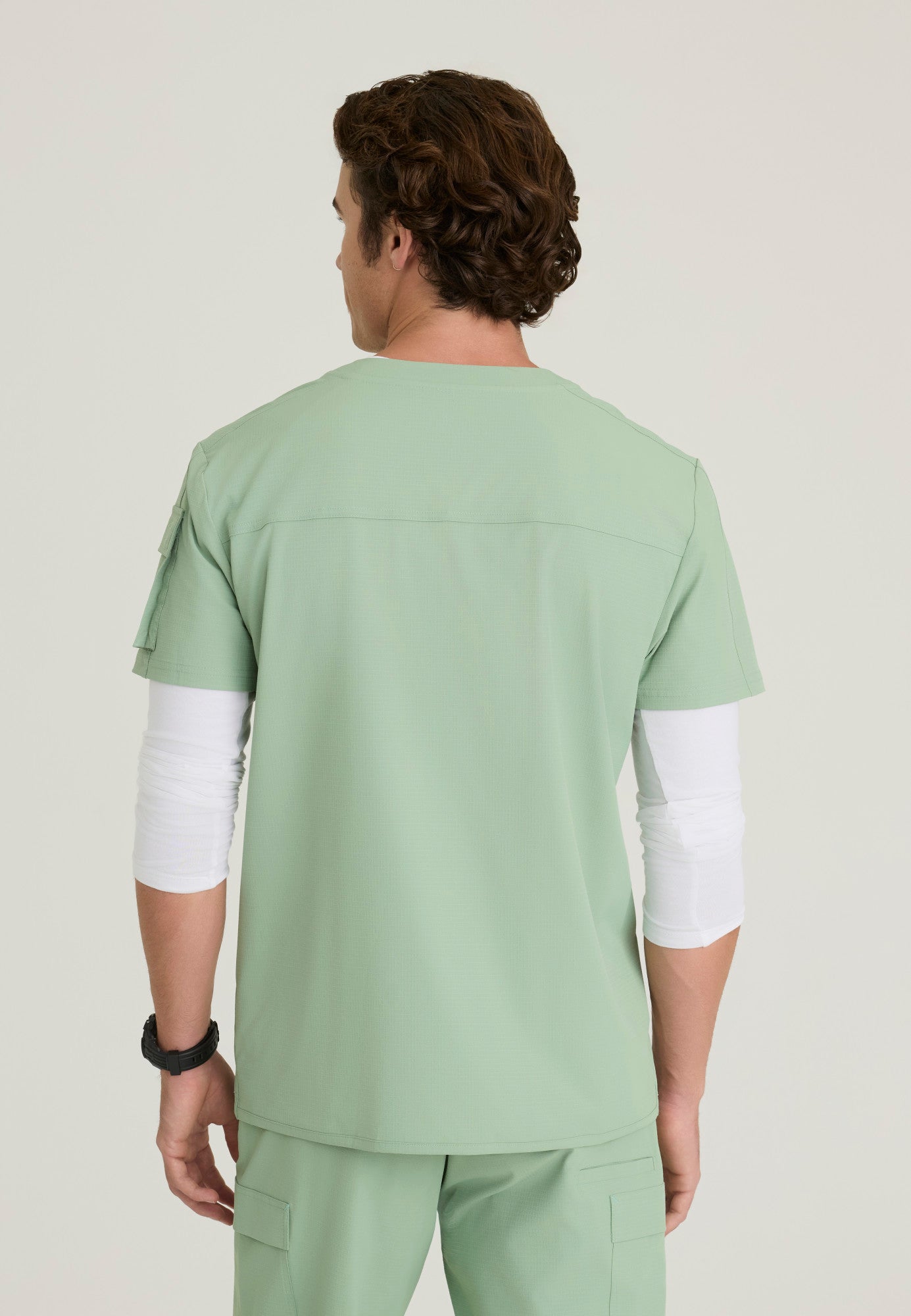 Haut à col rond et ourlet asymétrique à 3 poches pour homme Skechers Ripstop SKT277X (2XL &+)