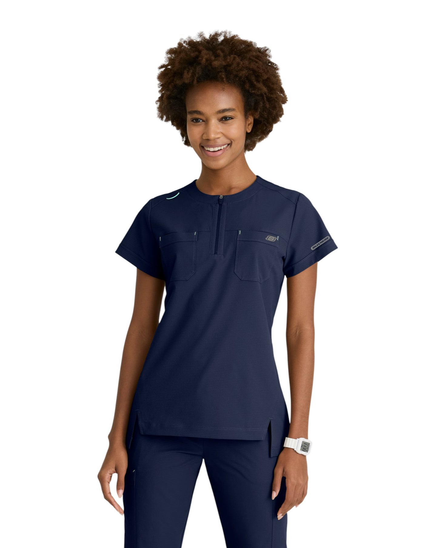 Haut à col rond et 2 poches pour femmes Skechers ripstop #SKT284X (2XL &+)