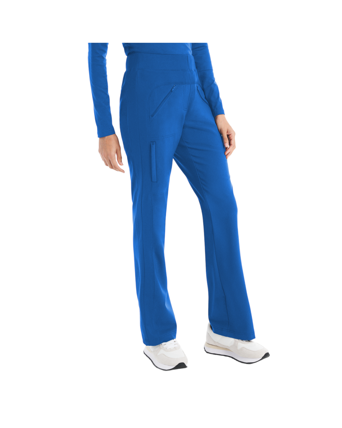 Pantalon d'uniforme jambes évasées style ''bootcut'' pour femme White Cross CRFT #WB414 couleur Royal