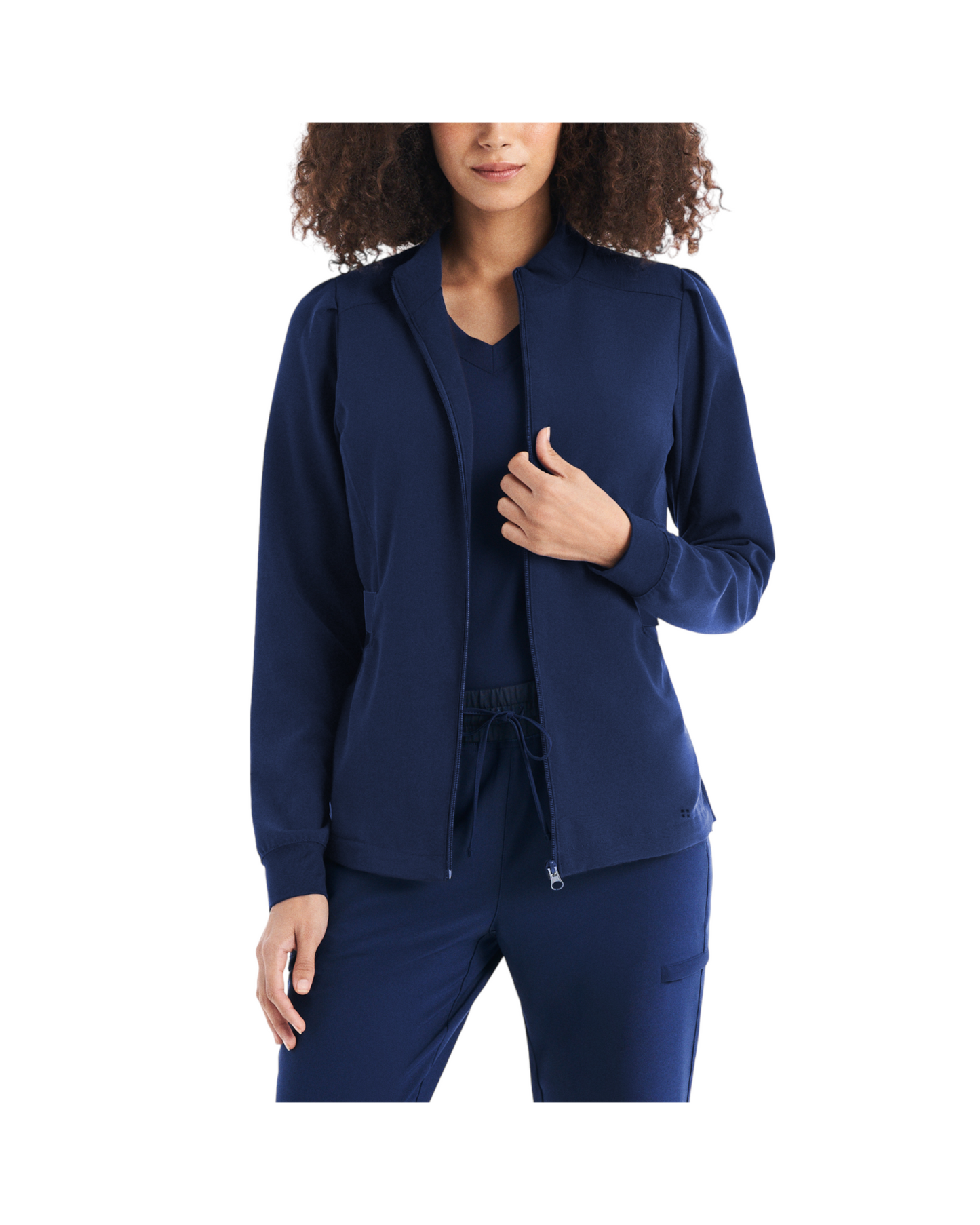 Veste col montant zippée avec 2 poches pour femmes White Cross CRFT #WJ704 couleur marine